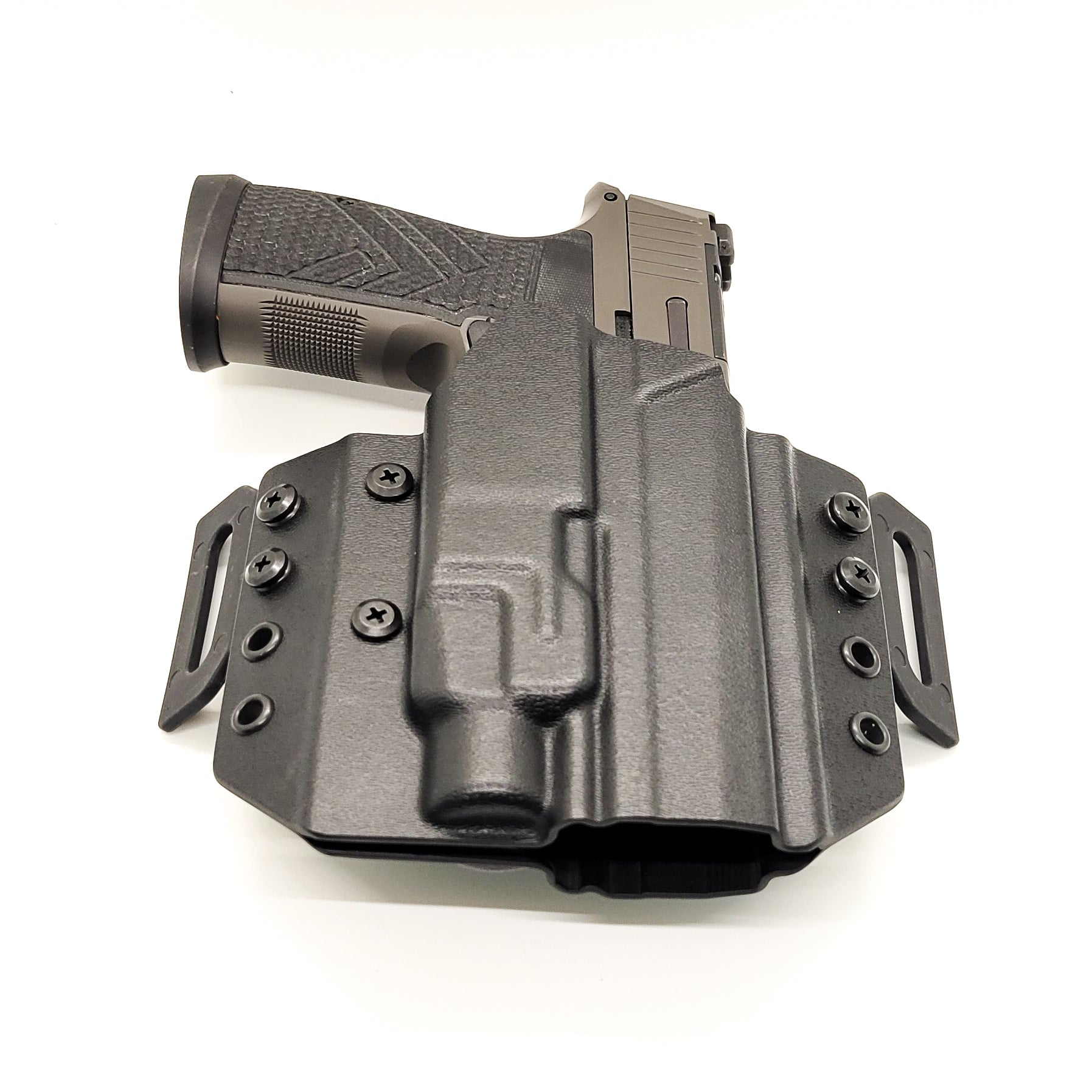 For the best Outside Waistband OWB Pancake style Kydex Holster for the Sig Sauer P365-AXG LEGION & Streamlight TLR-7 HL-X, A & X, shop Four Brothers Holsters.
