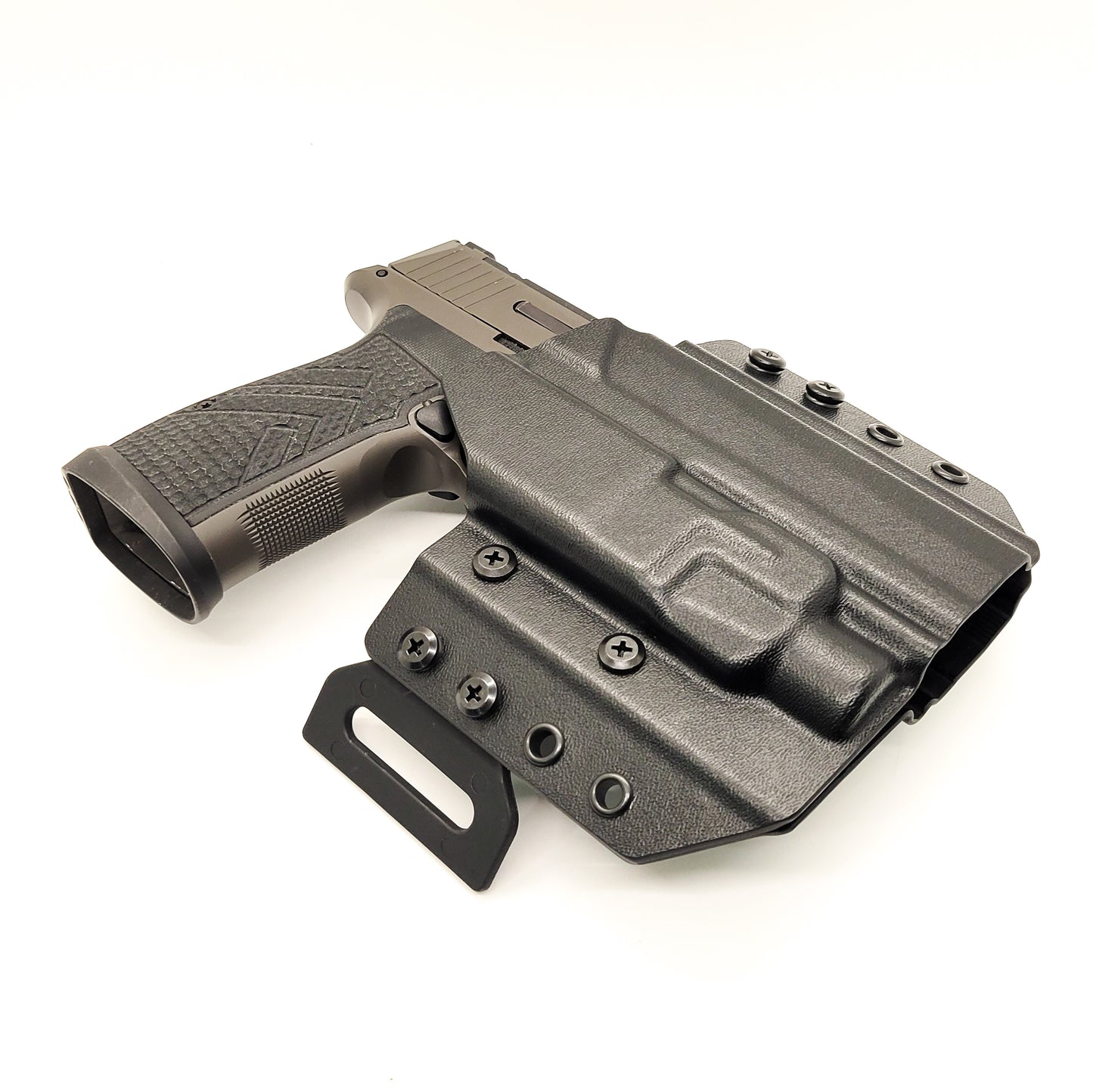 For the best Outside Waistband OWB Pancake style Kydex Holster for the Sig Sauer P365-AXG LEGION & Streamlight TLR-7 HL-X, A & X, shop Four Brothers Holsters.
