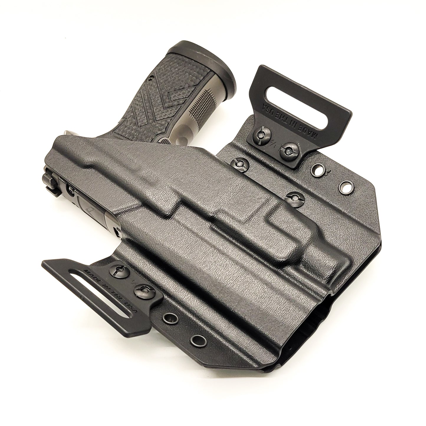 For the best Outside Waistband OWB Pancake style Kydex Holster for the Sig Sauer P365-AXG LEGION & Streamlight TLR-7 HL-X, A & X, shop Four Brothers Holsters.
