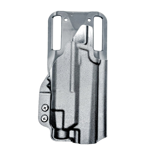 Four Brothers Duty & competition holster for Sig P365-FUSE with TLR-7 HL-X and Icarus grip. Light-based retention, optic ready, rugged design, USA made.