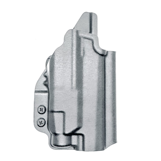 Black OWB holster for Sig P365-FUSE with Icarus MACRO/FUSE A.C.E. EVO grip & Streamlight TLR-7 HL-X. with 4BROS 1.5" Belt Slide. Optics-ready, open muzzle, adjustable retention. USA-made.