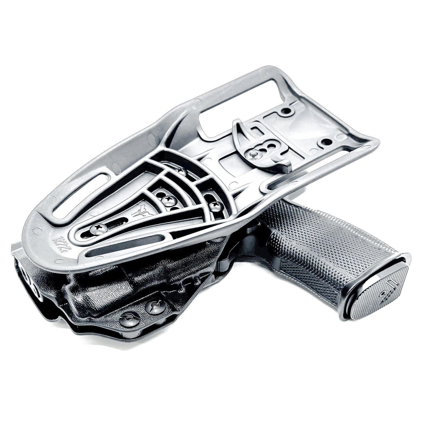 Sig Sauer P365-FUSE & Icarus Precision A.C.E. Module & TLR-7 X Duty & Competition Holster in black with Duty Drop Attachment.