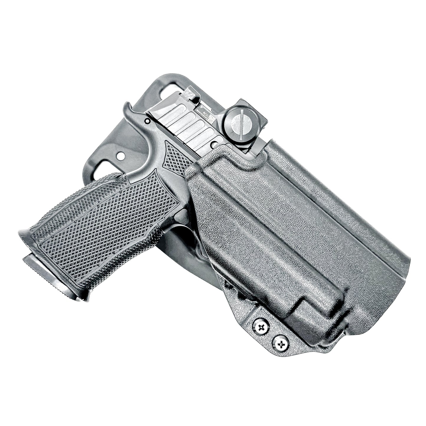 Sig Sauer P365-FUSE & Icarus Precision A.C.E. Module & TLR-7 X Duty & Competition Holster in black with Duty Drop Attachment.