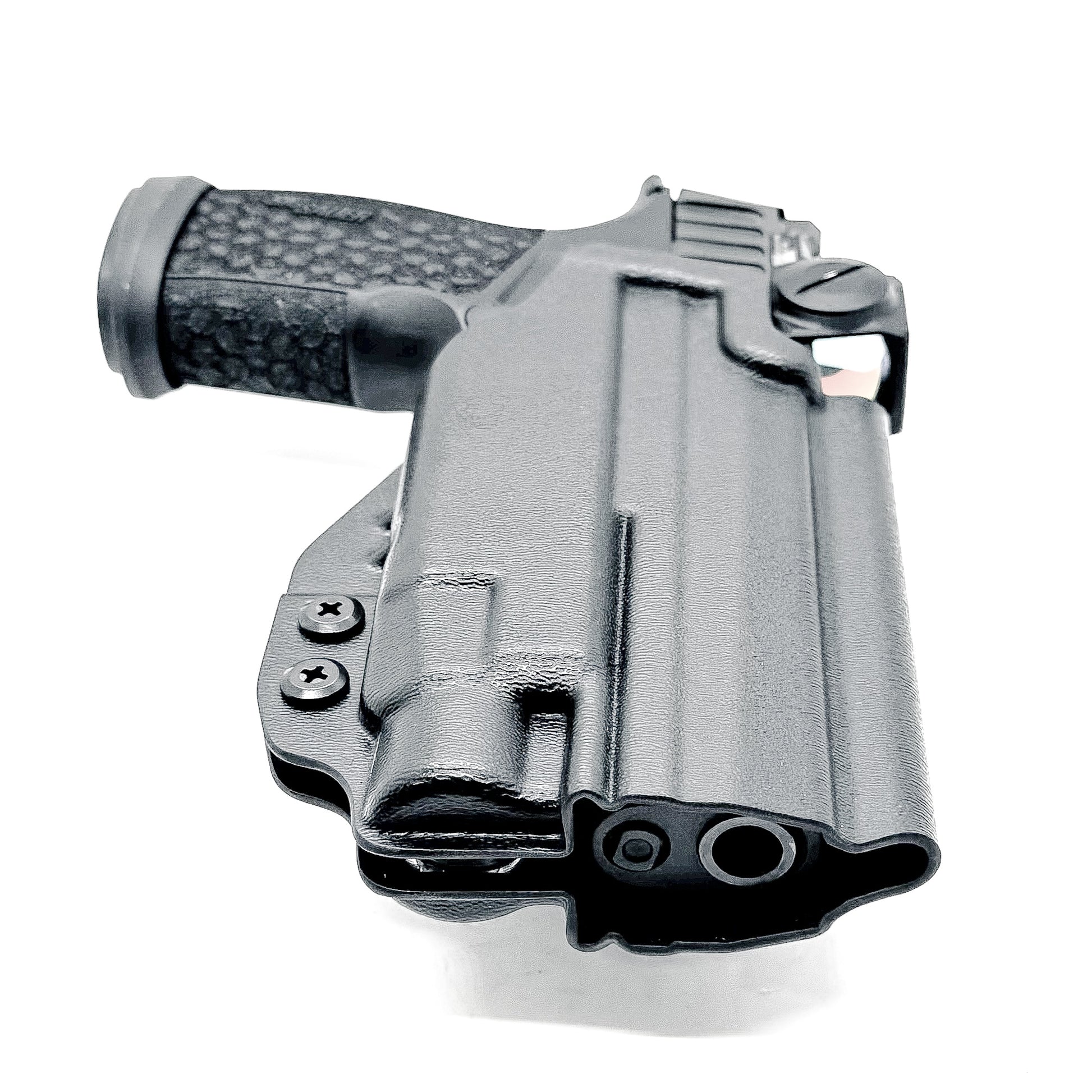 Black Outside Waistband OWB Holster for the Sig Sauer P365-FUSE with the Streamlight TLR-7X, TLR-7 A, or TLR-7 X from Four Brothers 4BROS Holsters.