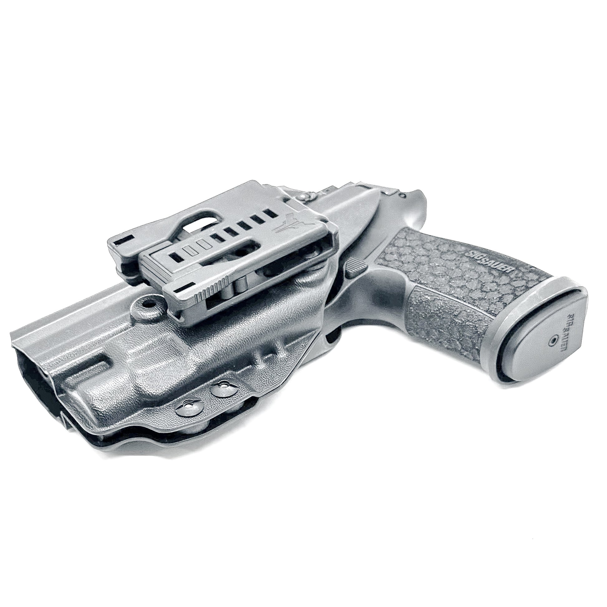 Black Outside Waistband OWB Holster for the Sig Sauer P365-FUSE with the Streamlight TLR-7X, TLR-7 A, or TLR-7 X from Four Brothers 4BROS Holsters.