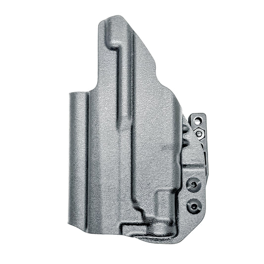 Black IWB holster for the Sig P365-XMACRO Comp Romeo Zero Elite & TLR-7 Sub Light with DCC Monoblock and Modwing.