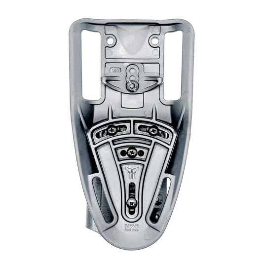 Black OWB light duty and competition holster for Sig Sauer P365-XMACRO. Red dot ready, threaded barrel compatible.