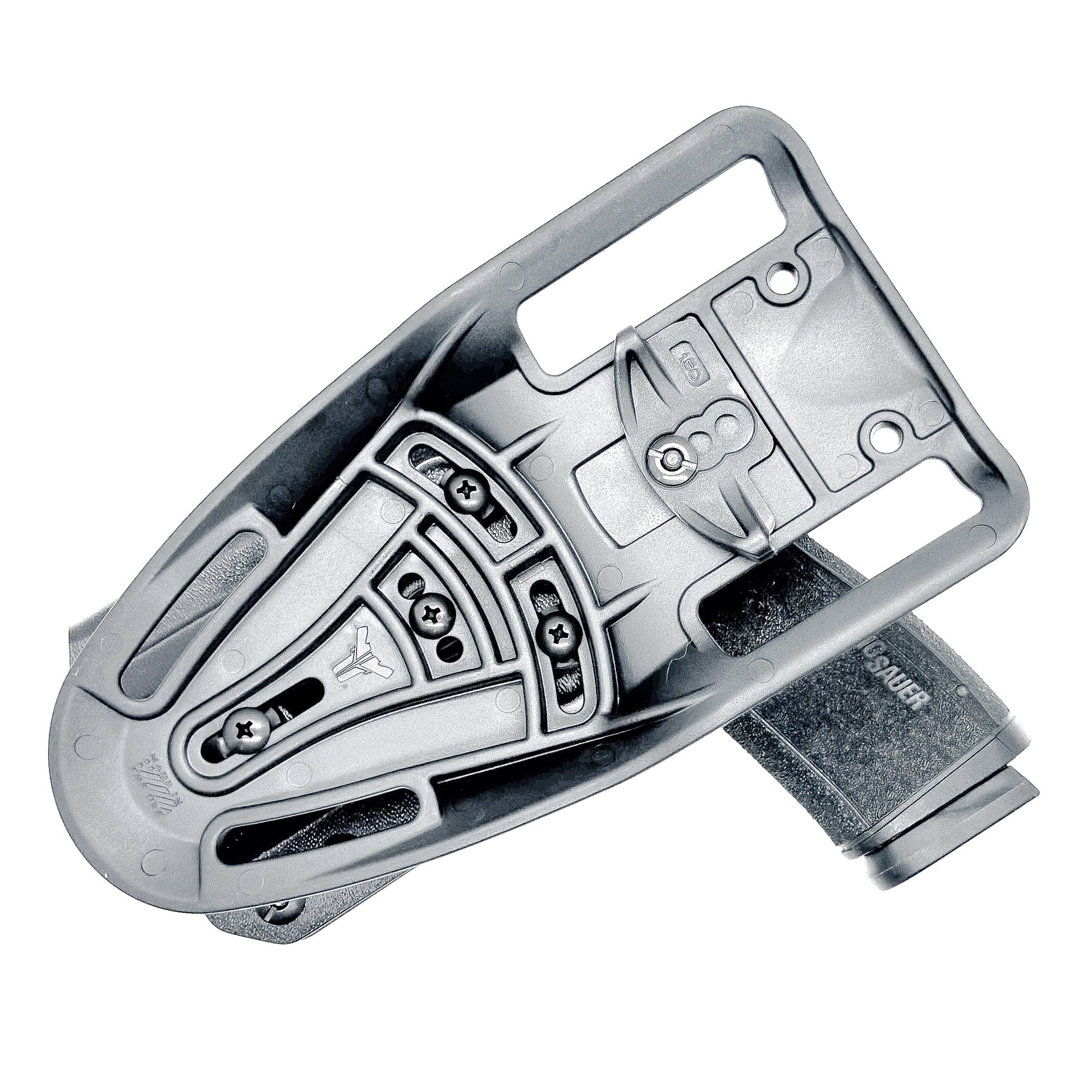 Sig Sauer P365-XMACRO Gas Pedal Duty & Competition Holster (MACRO) with Duty Drop in black.