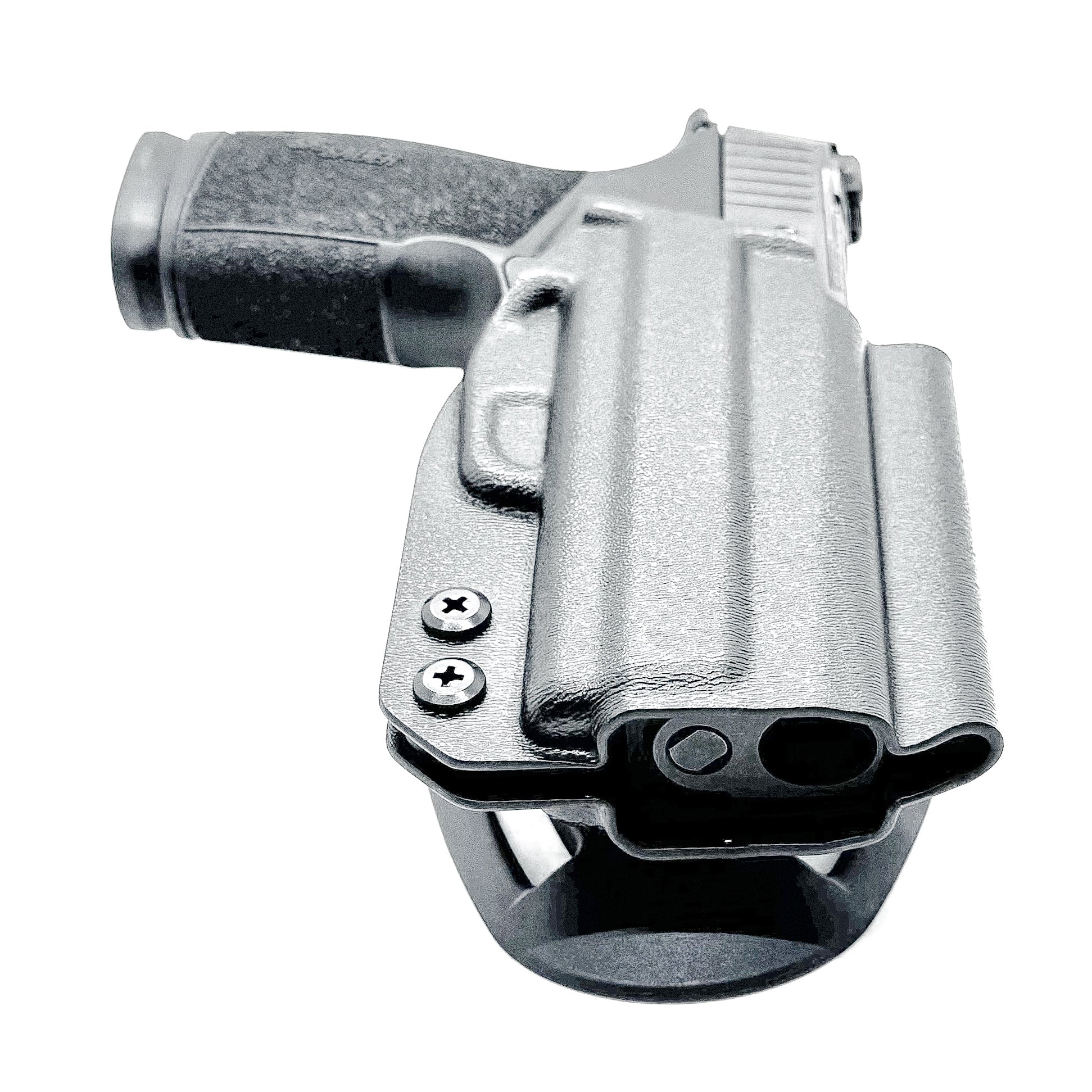 Sig Sauer P365-XMACRO Gas Pedal Duty & Competition Holster (MACRO) with Duty Drop in black.