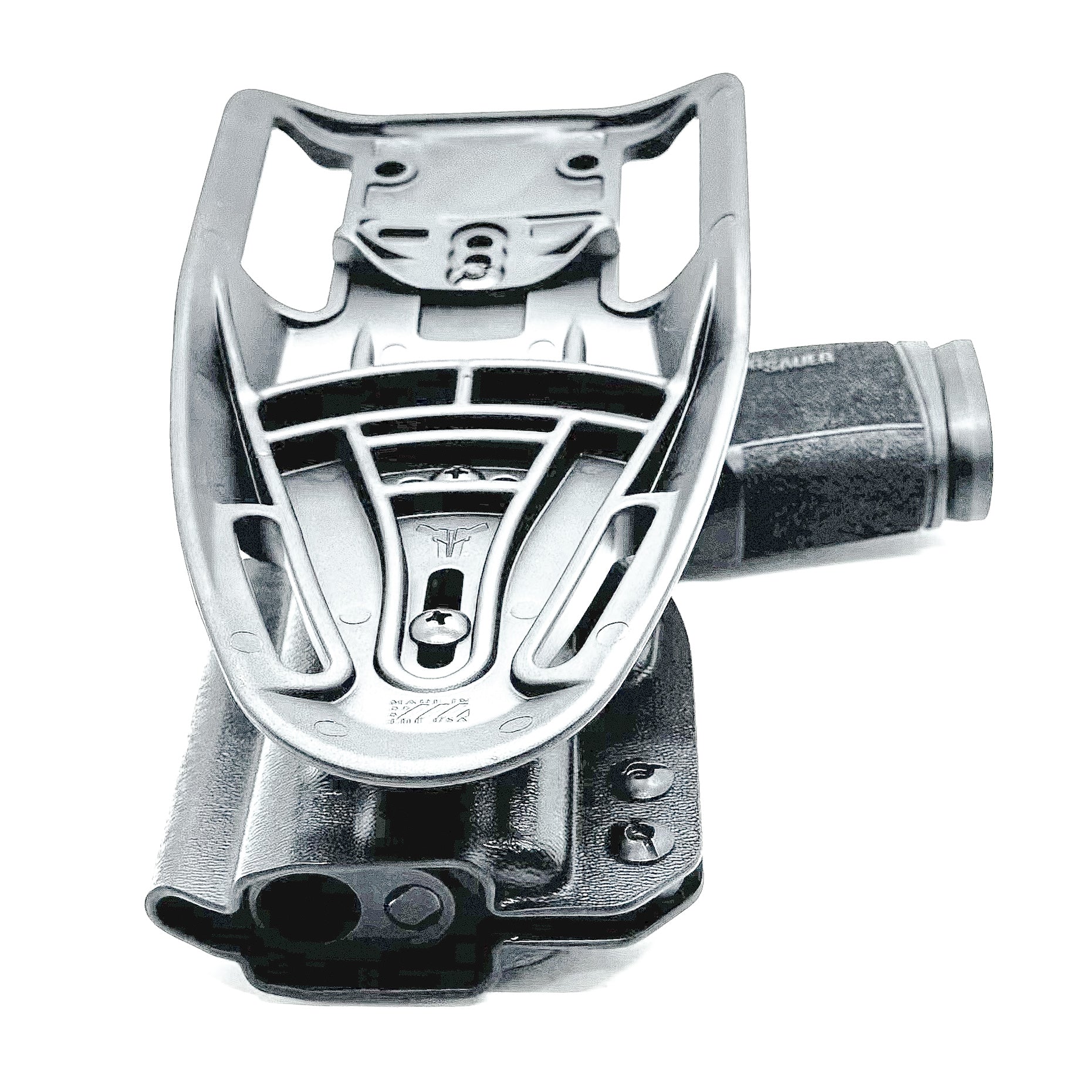 Sig Sauer P365-XMACRO Gas Pedal Duty & Competition Holster (MACRO) with Duty Drop in black.