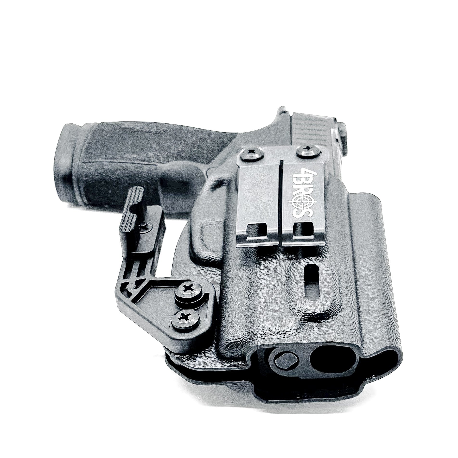 Black IWB Holster for Sig P365-XMACRO & Go Gun Gas Pedal with Monoblock and Modwing