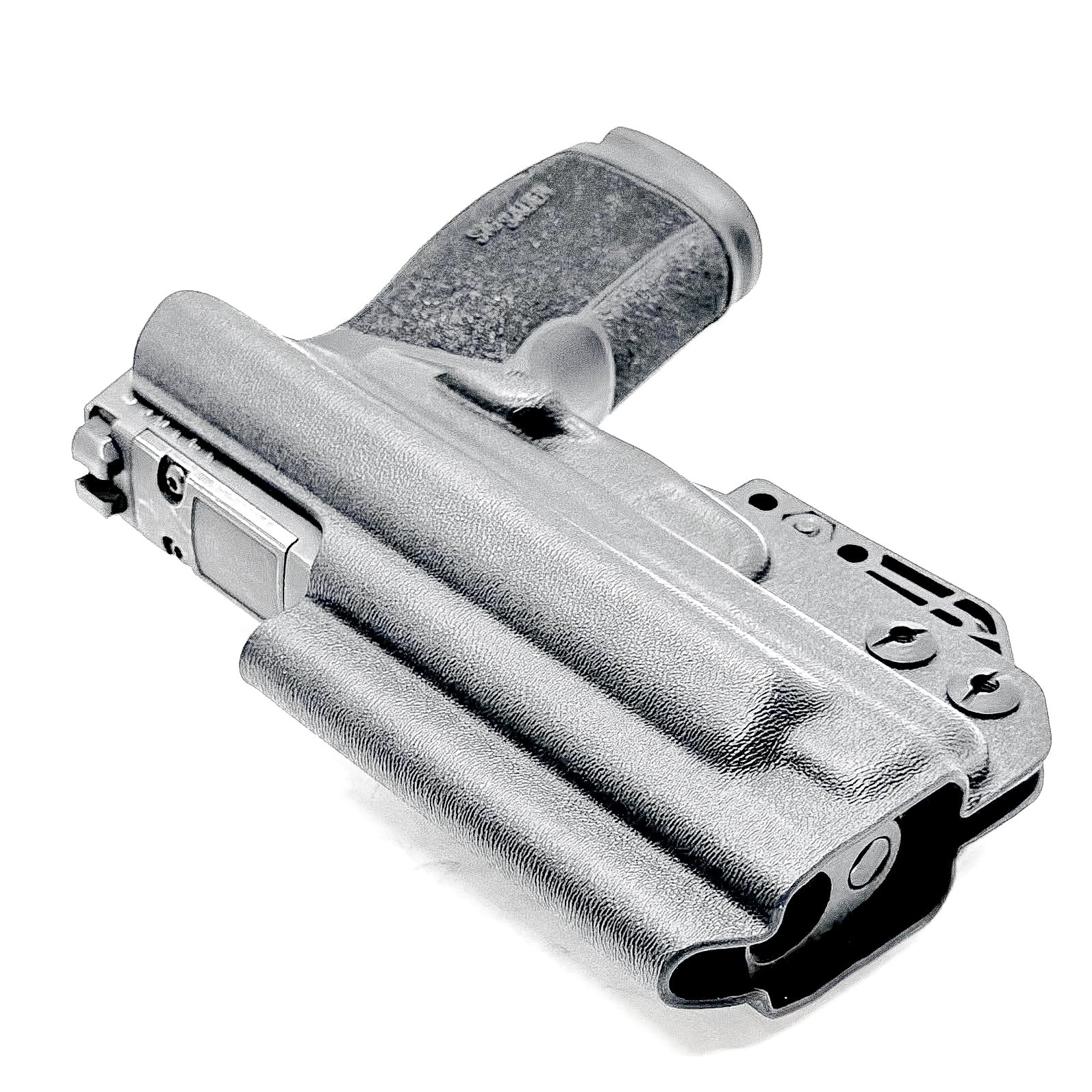 Black IWB Holster for Sig P365-XMACRO & Go Gun Gas Pedal with Monoblock and Modwing