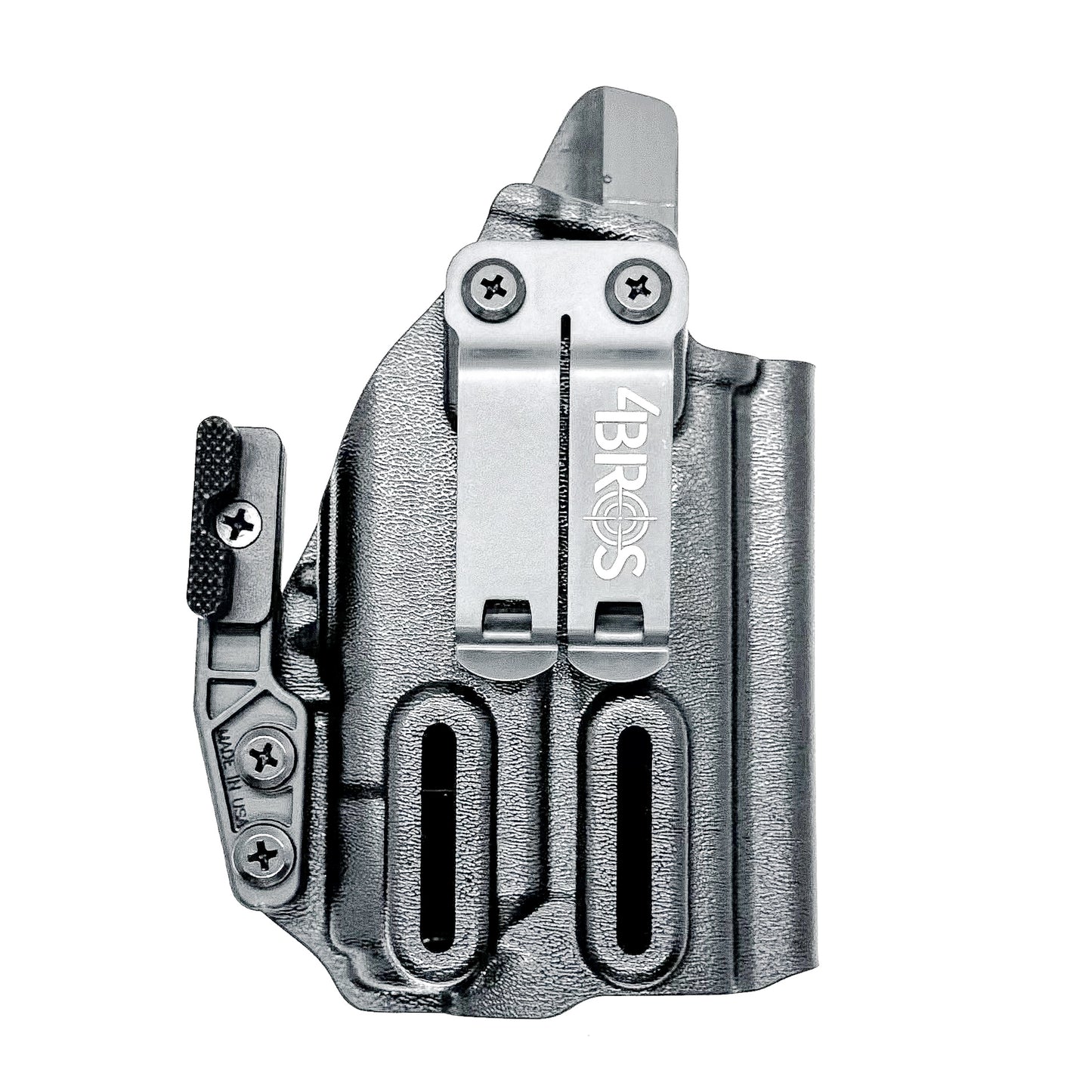 Inside Waistband holster for the Sig P365-XMACRO & Icarus Precision A.C.E. module with TLR-7 Z or A ligght in black with DCC Monoblock and Modwing.