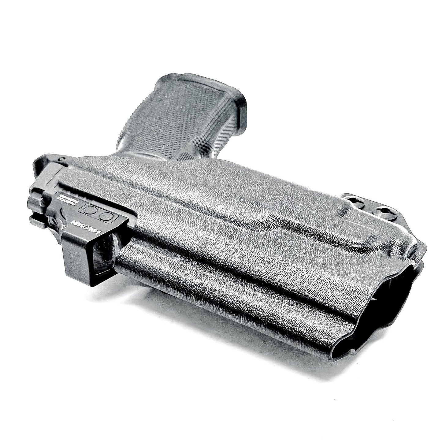 Inside Waistband holster for the Sig P365-XMACRO & Icarus Precision A.C.E. module with TLR-7 Z or A ligght in black with DCC Monoblock and Modwing.
