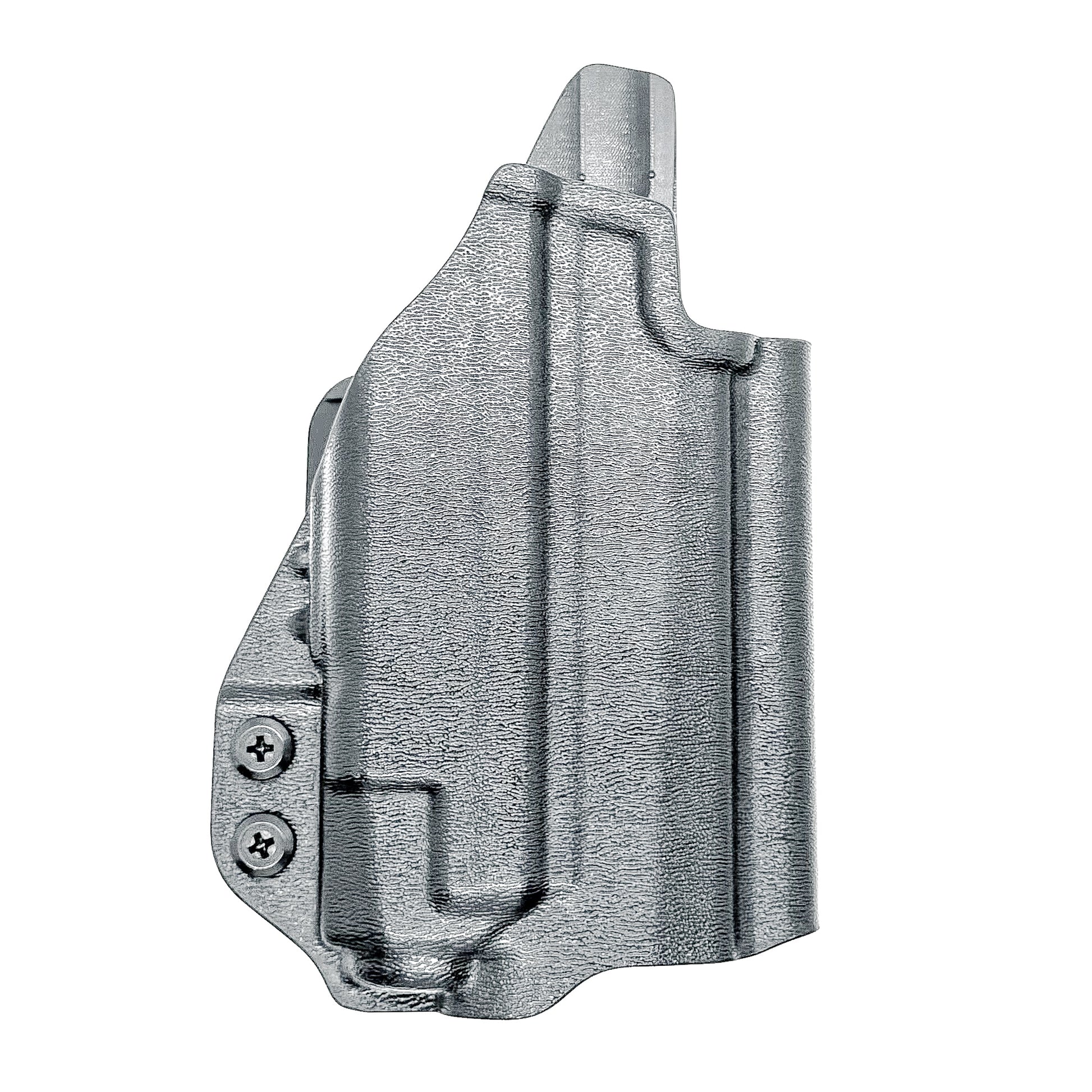 Black OWB holster for the Sig Sauer P365-XMACRO & Icarus Precision A.C.E. Module & TLR-7 XA with 4BROS 1.5" Belt Slide.