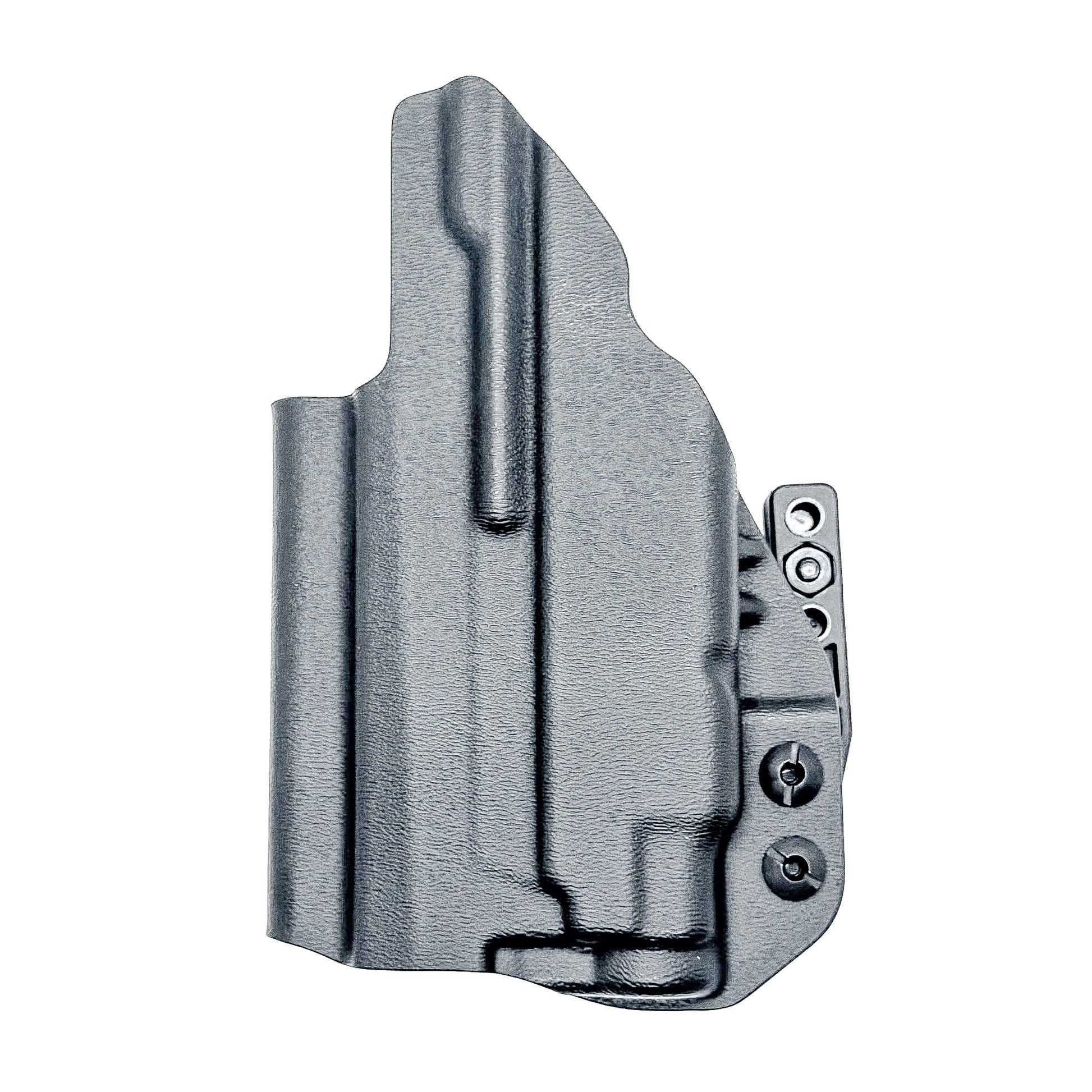 Black IWB holster for the Sig P365-XMACRO & TLR-7 Sub Light with DCC Monoblock and Modwing.