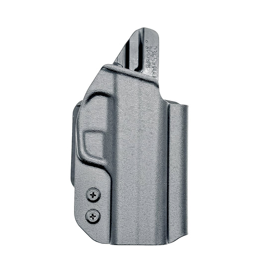 Black Sig Sauer P365-XMACRO Tacops  Outside Waistband holster with 4BROS 1.5" Belt Slide.