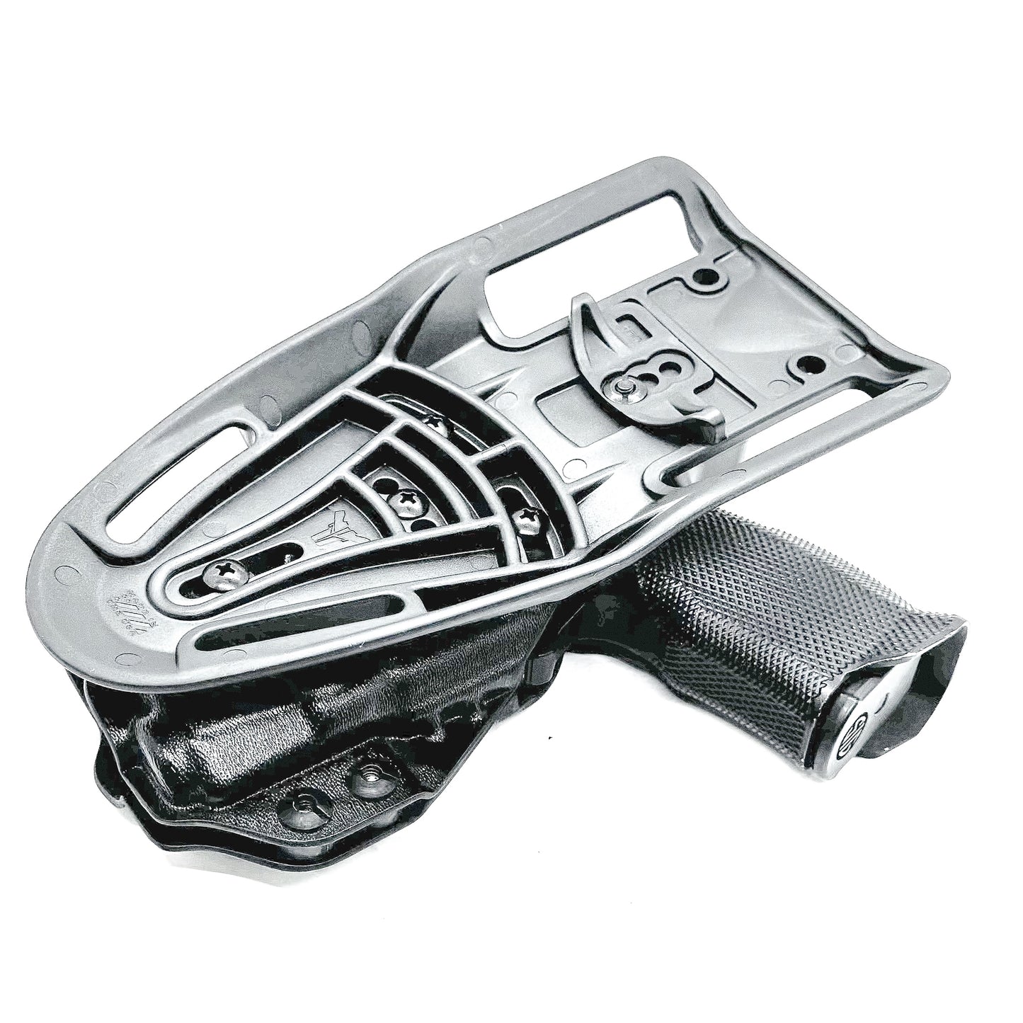 Black Duty holster for the P365XL & TLR-7 X/A and Icarus A.C.E Module with duty drop attachment.