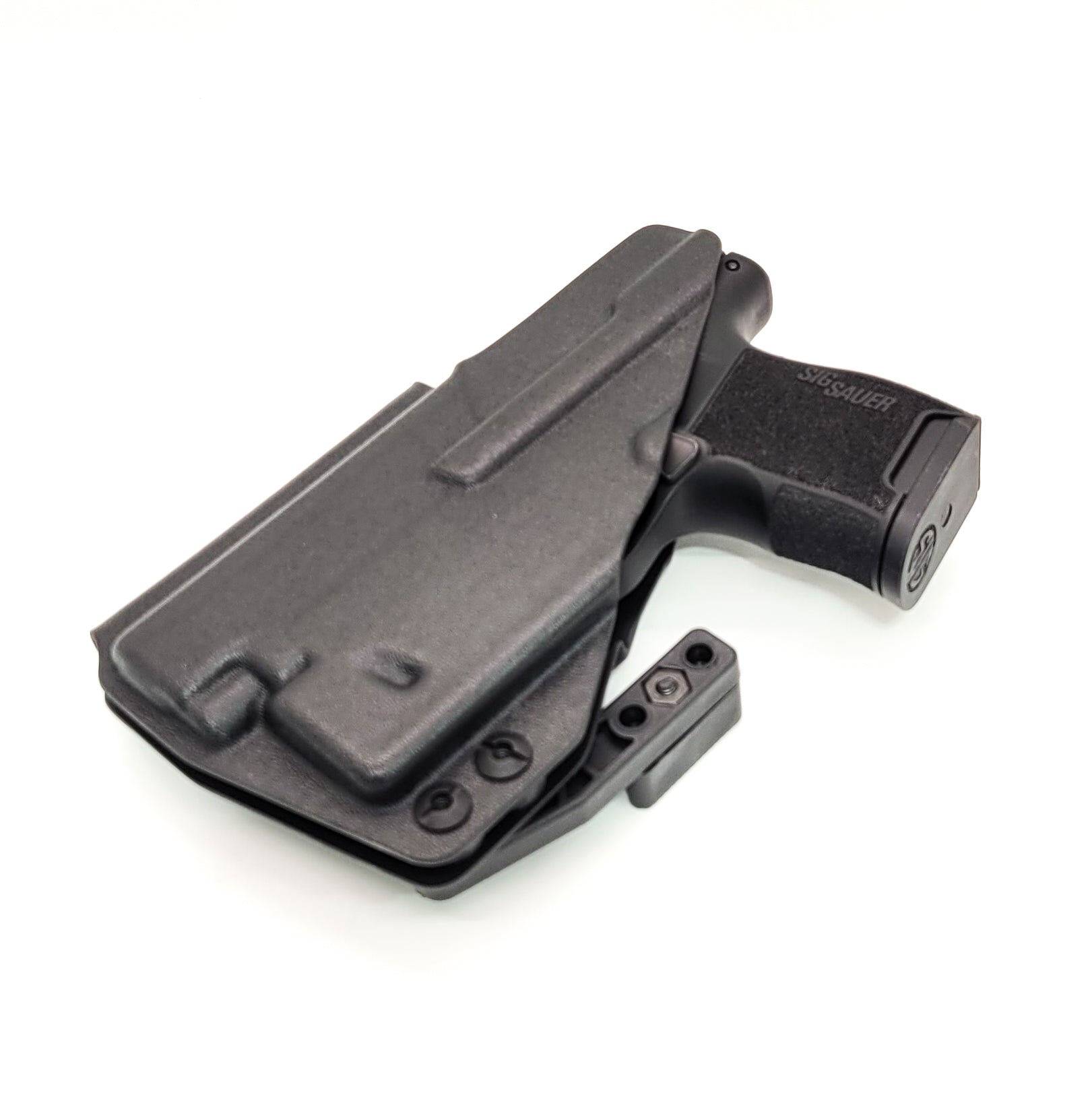 For the best, Inside Waistband IWB AIWB Kydex Holster for the Sig Sauer P365, 365XL, or 365 SAS with Nightstick TSM-13W light, shop Four Brothers Holsters.