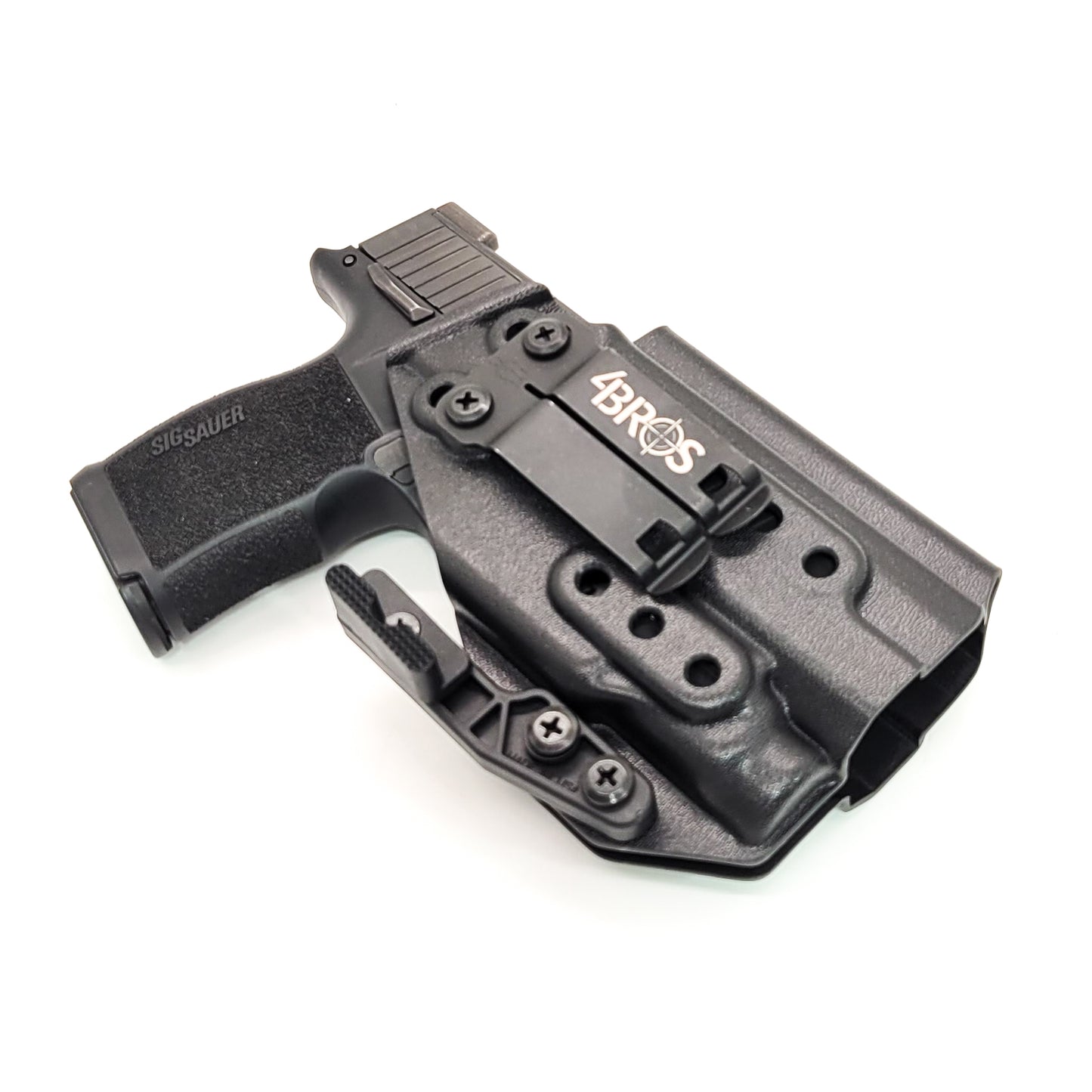 For the best IWB AIWB holster for the Sig Sauer P365 or P365XL pistol & Pro Ledge Tactical Application Rail & Streamlight TLR-7 Sub shop Four Brothers Holsters.