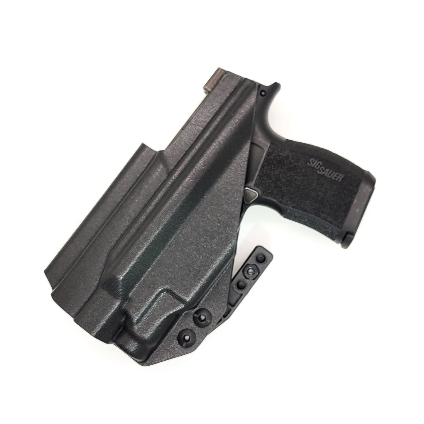 For the best IWB AIWB holster for the Sig Sauer P365 or P365XL pistol & Pro Ledge Tactical Application Rail & Streamlight TLR-7 Sub shop Four Brothers Holsters.