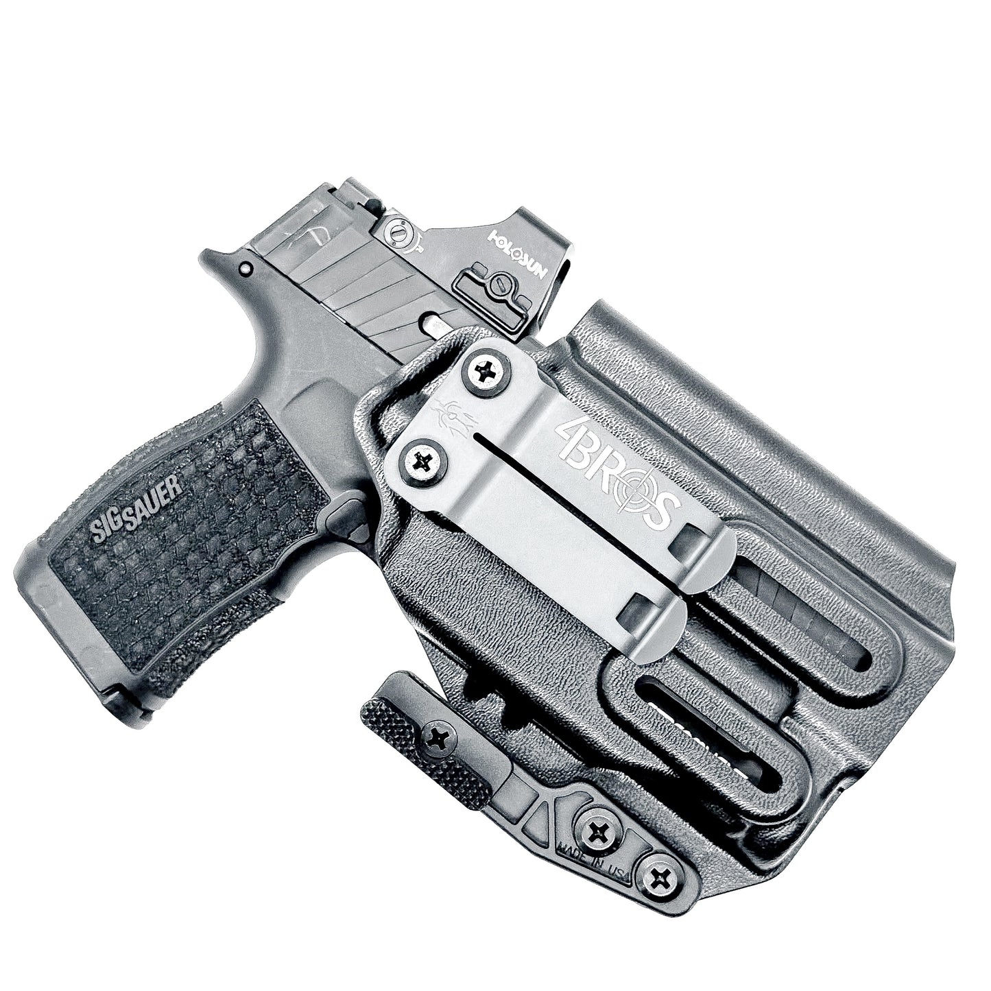 For the best IWB Kydex Inside Waistband Holster for the Sig Sauer P365, P365X & P365XL & Streamlight TLR-7 Sub, X Sub & HL-X Sub shop Four Brothers Holsters