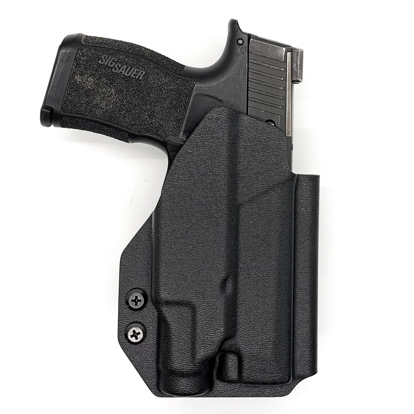 For the best OWB Outside Waistband Holster for the Sig Sauer P365XL pistol & Streamlight TLR-7 Sub light mounted to the handgun shop Four Brothers Holsters.