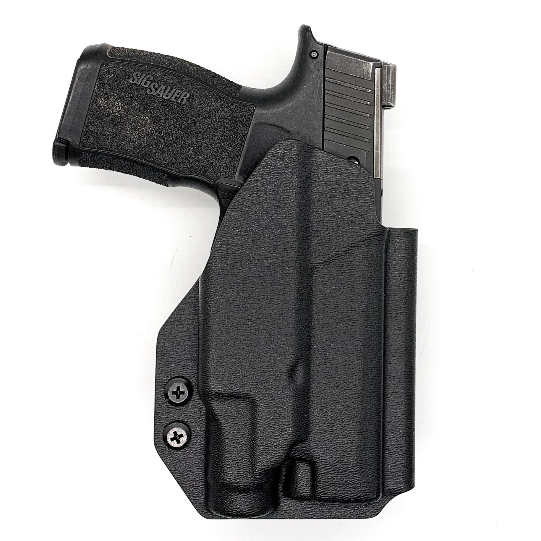 For the best OWB Outside Waistband Holster for the Sig Sauer P365XL pistol & Streamlight TLR-7 Sub light mounted to the handgun shop Four Brothers Holsters.