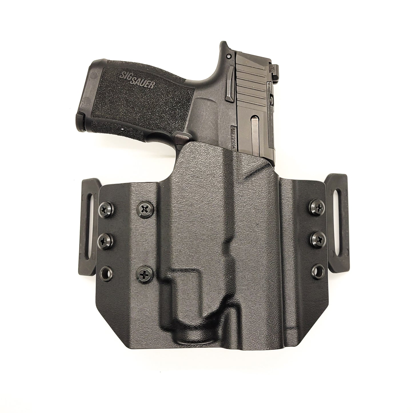 OWB Outside Waistband Kydex holster for the Sig Sauer P365, P365X & P365XL with TLR-8 Sub, adjustable retention, open muzzle, optic/red dot ready. Made in USA.