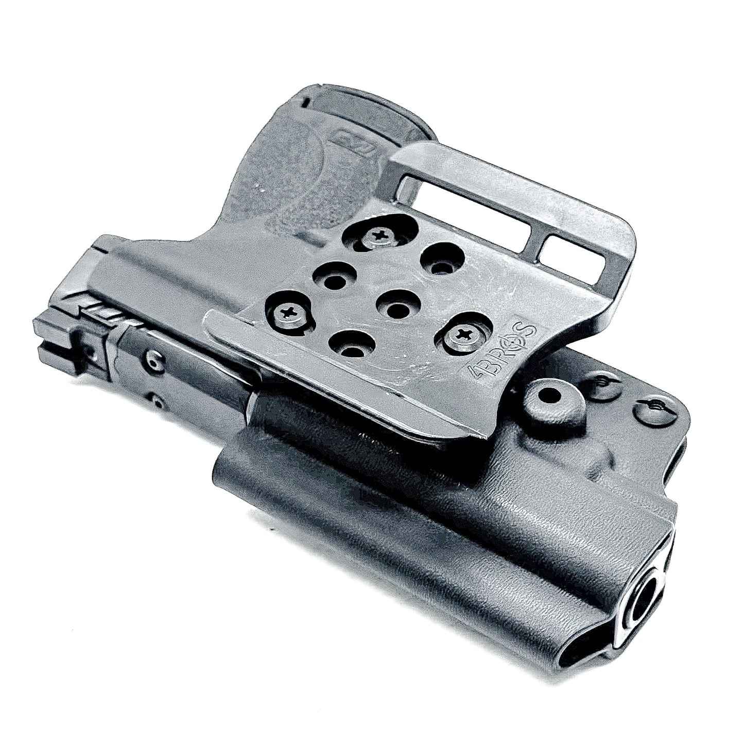 Smith & Wesson Shield, Shield Plus & Performance Center M&P 9 Shield Plus Carry Comp OWB holster. .093" Kydex material, precision fit, and Made in USA.