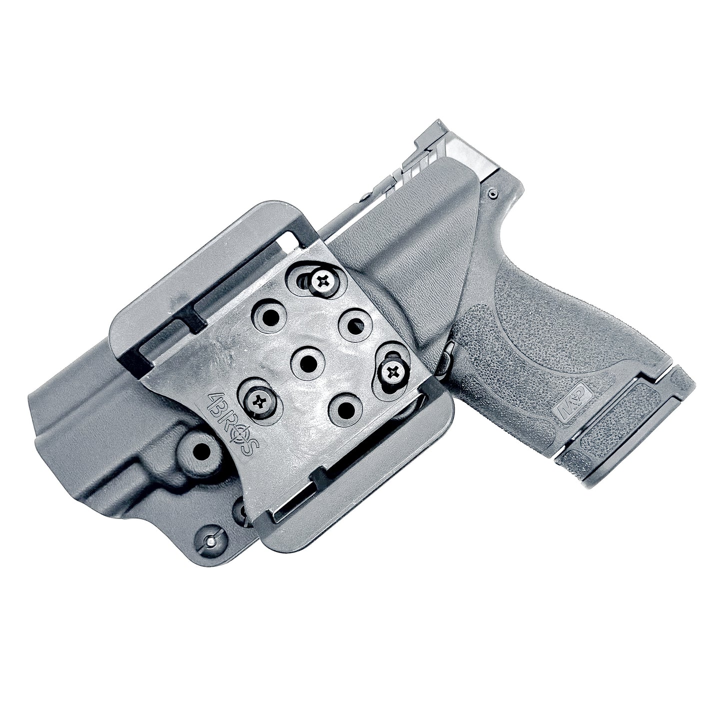 Smith & Wesson Shield, Shield Plus & Performance Center M&P 9 Shield Plus Carry Comp OWB holster. .093" Kydex material, precision fit, and Made in USA.