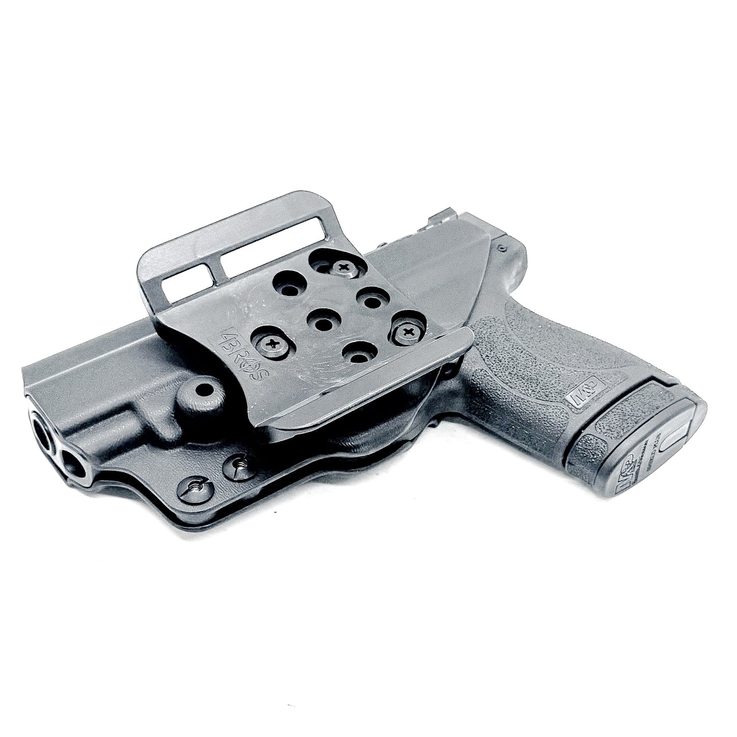 Smith & Wesson Shield, Shield Plus & Performance Center M&P 9 Shield Plus Carry Comp OWB holster. .093" Kydex material, precision fit, and Made in USA.