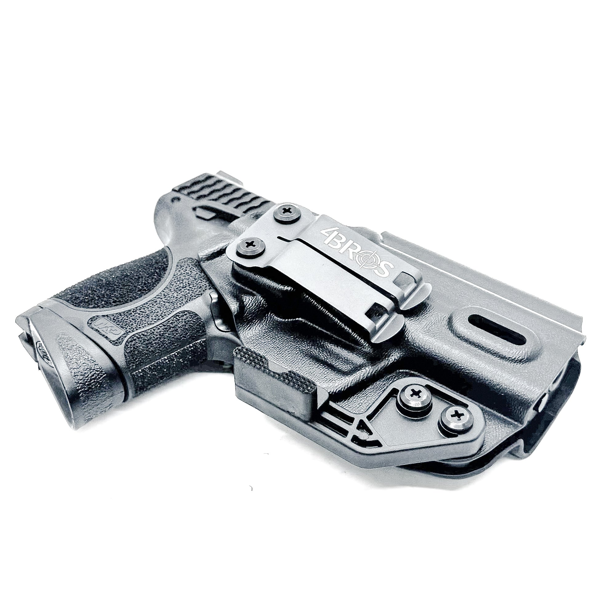 IWB holster for Smith & Wesson M&P M2.0 3.6" Compact & Subcompact 9mm pistols. Red dot ready, thumb safety compatible, made in the USA from .093" Kydex.