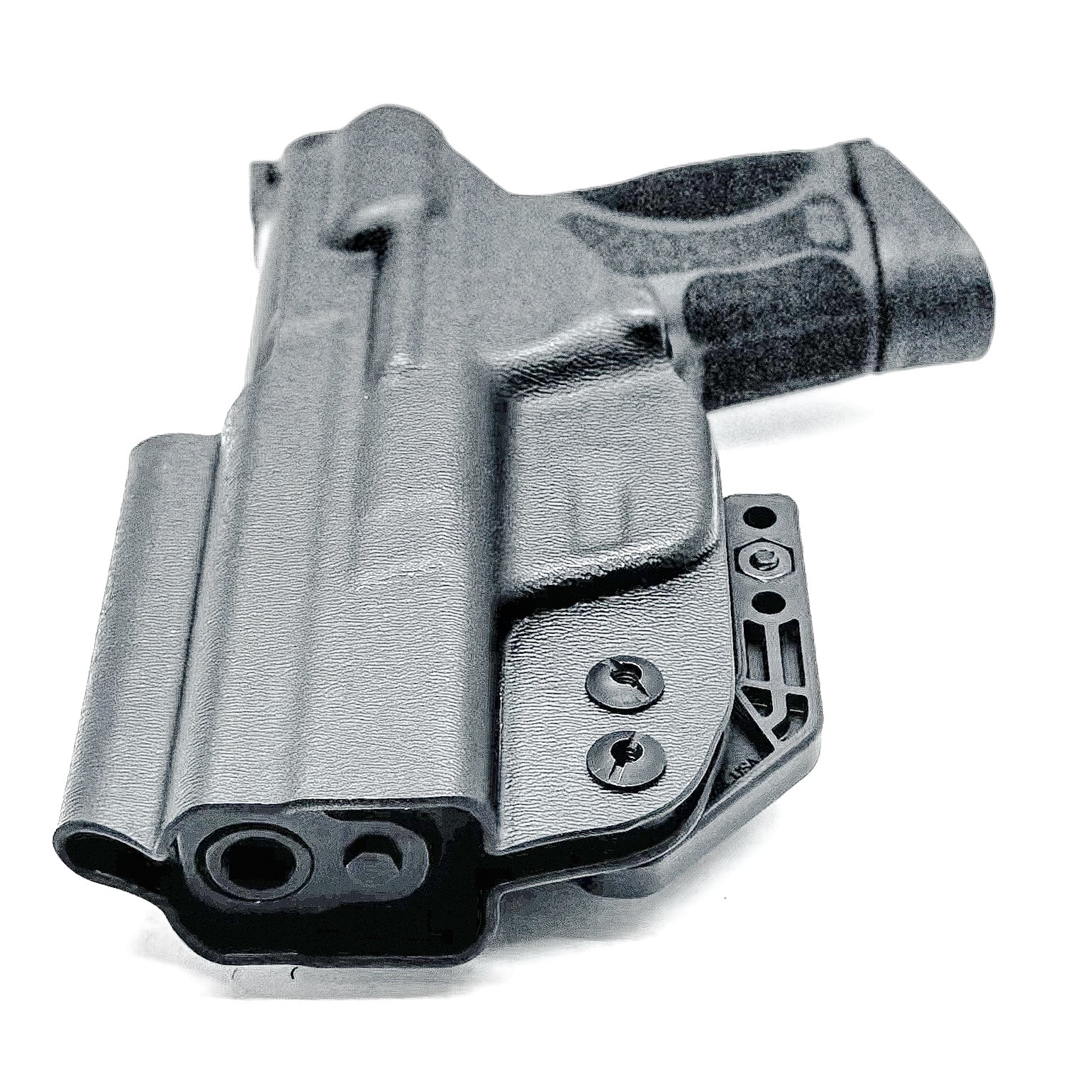 IWB holster for Smith & Wesson M&P M2.0 3.6" Compact & Subcompact 9mm pistols. Red dot ready, thumb safety compatible, made in the USA from .093" Kydex.