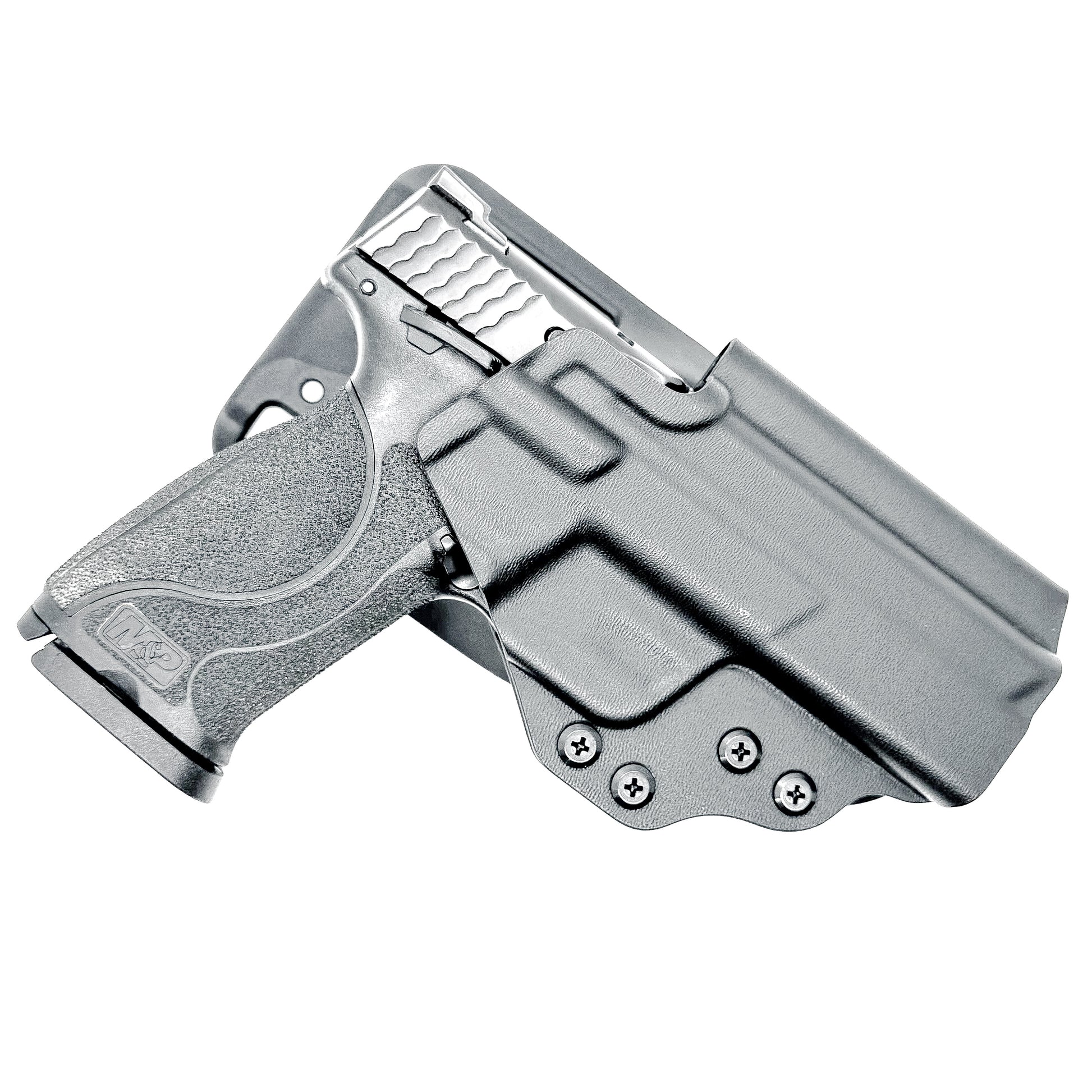 Duty and competition-style outside waistband Kydex holster for Smith & Wesson M&P 4" and 4.25" pistols – proudly made in the USA by Four Brothers Holsters.