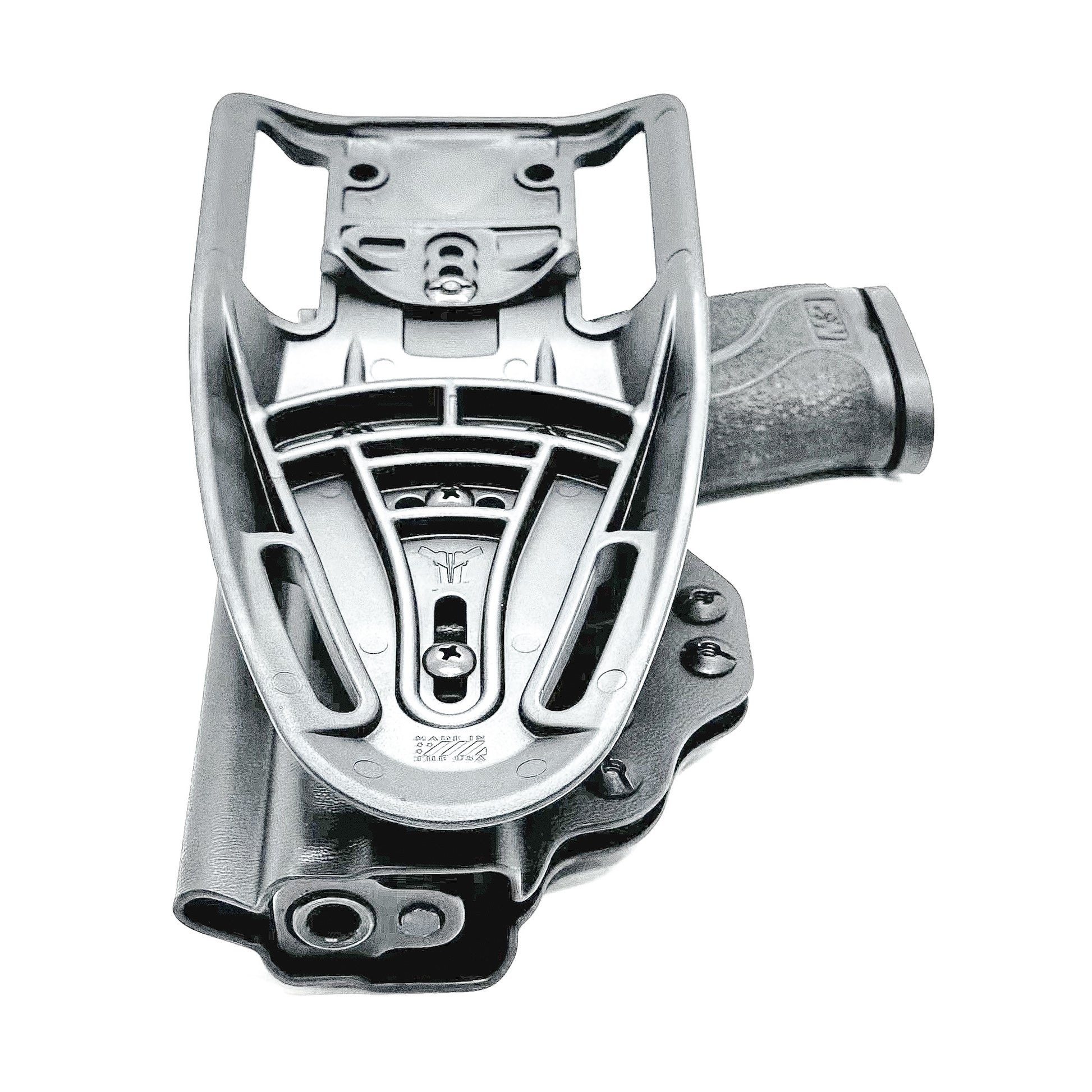 Duty and competition-style outside waistband Kydex holster for Smith & Wesson M&P 4" and 4.25" pistols – proudly made in the USA by Four Brothers Holsters.