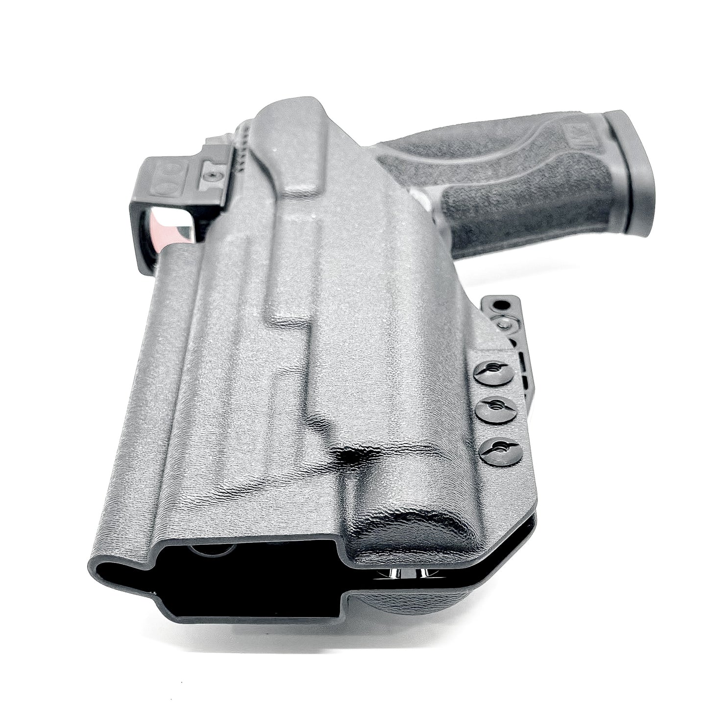 For the best Inside Waistband IWB for the Smith & Wesson 4.6 10MM pistol with the Streamlight TLR-1 HL-X Kydex Holster, shop Four Brothers 4BROS Holsters.