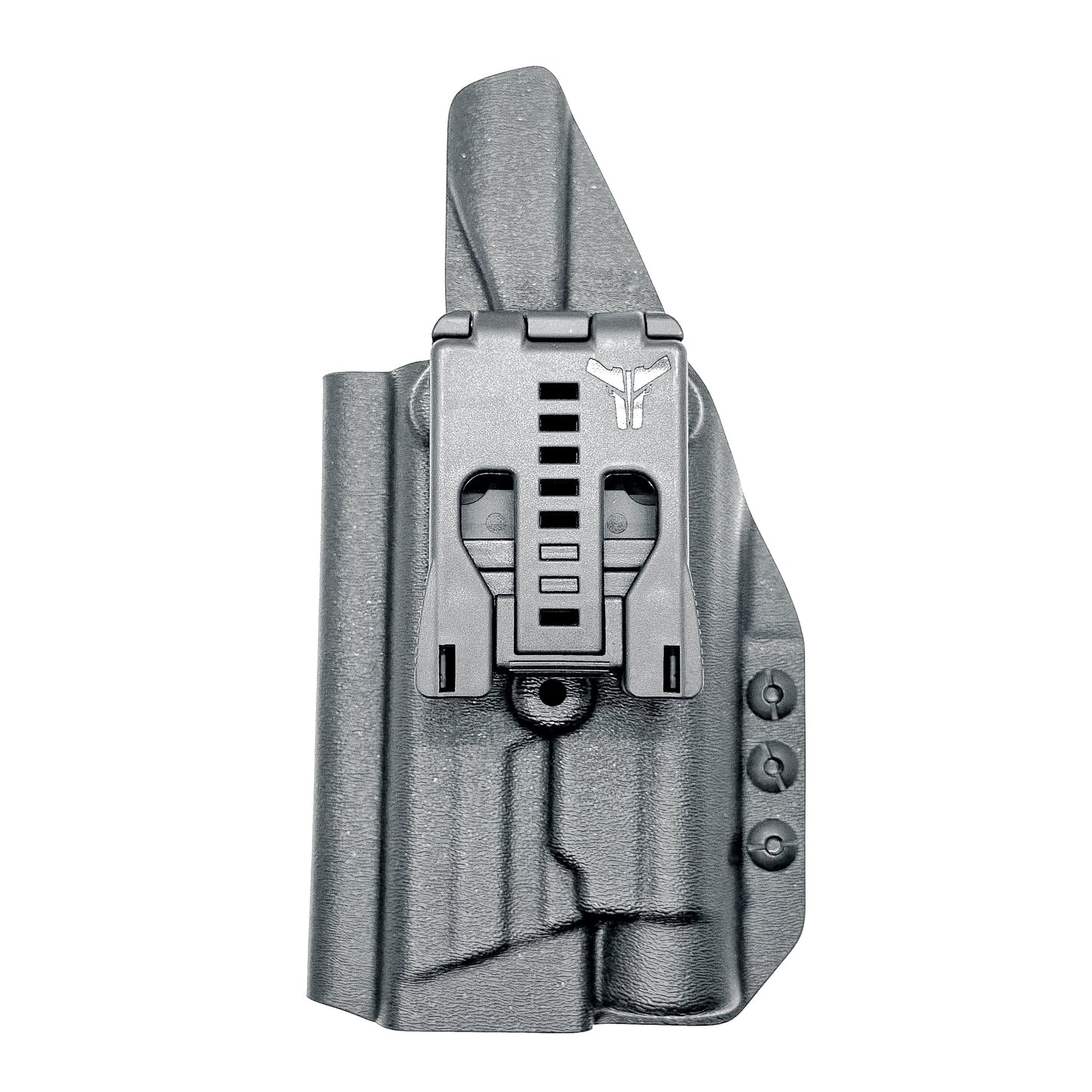 For the best Outside Waistband OWB for the Smith & Wesson 4.6 10MM pistol with the Streamlight TLR-1 HL-X Kydex Holster, shop Four Brothers 4BROS Holsters.