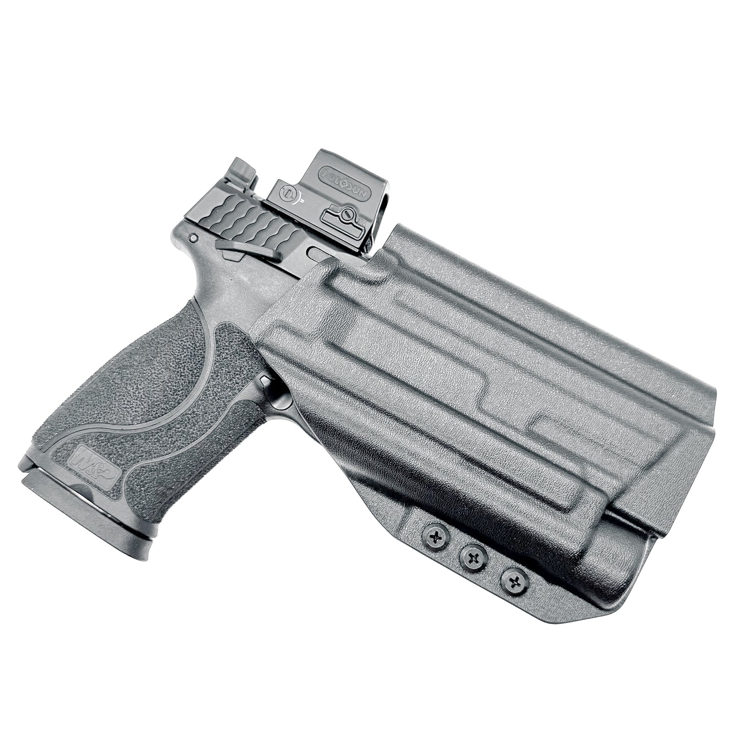 For the best Outside Waistband OWB for the Smith & Wesson 4.6 10MM pistol with the Streamlight TLR-1 HL-X Kydex Holster, shop Four Brothers 4BROS Holsters.