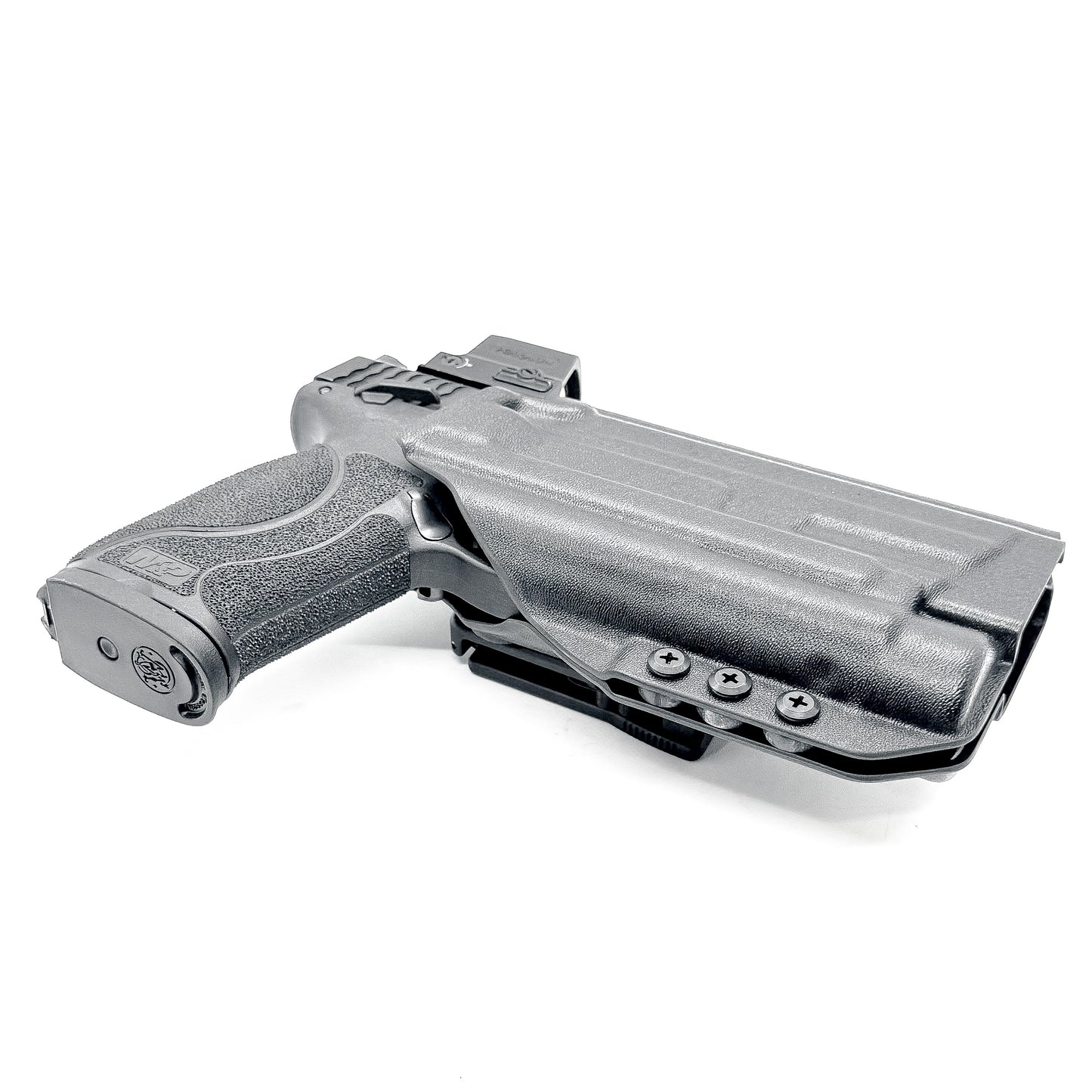 For the best Outside Waistband OWB for the Smith & Wesson 4.6 10MM pistol with the Streamlight TLR-1 HL-X Kydex Holster, shop Four Brothers 4BROS Holsters.