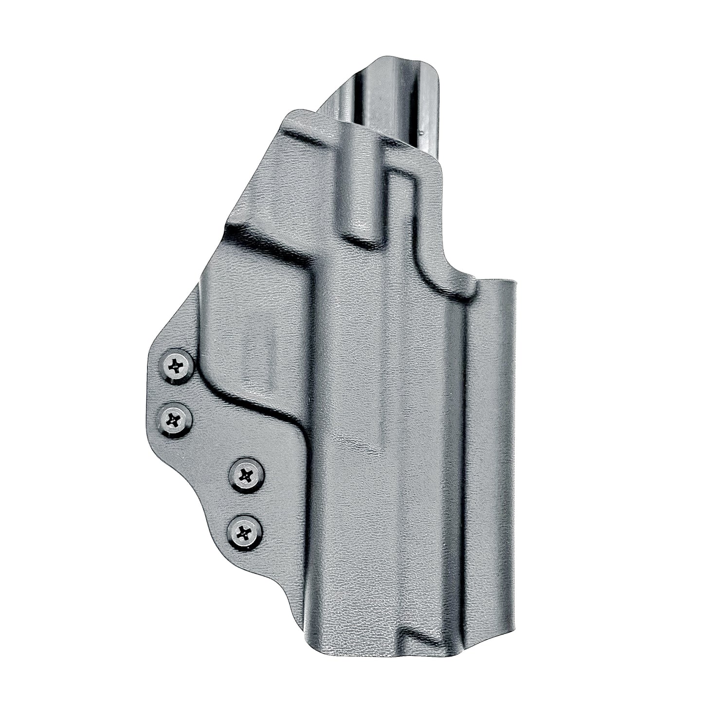 Outside waistband Kydex holster built for Smith & Wesson M&P 4.25", 4", and 3.6" full-size and compact pistols – precision-made by Four Brothers Holsters.