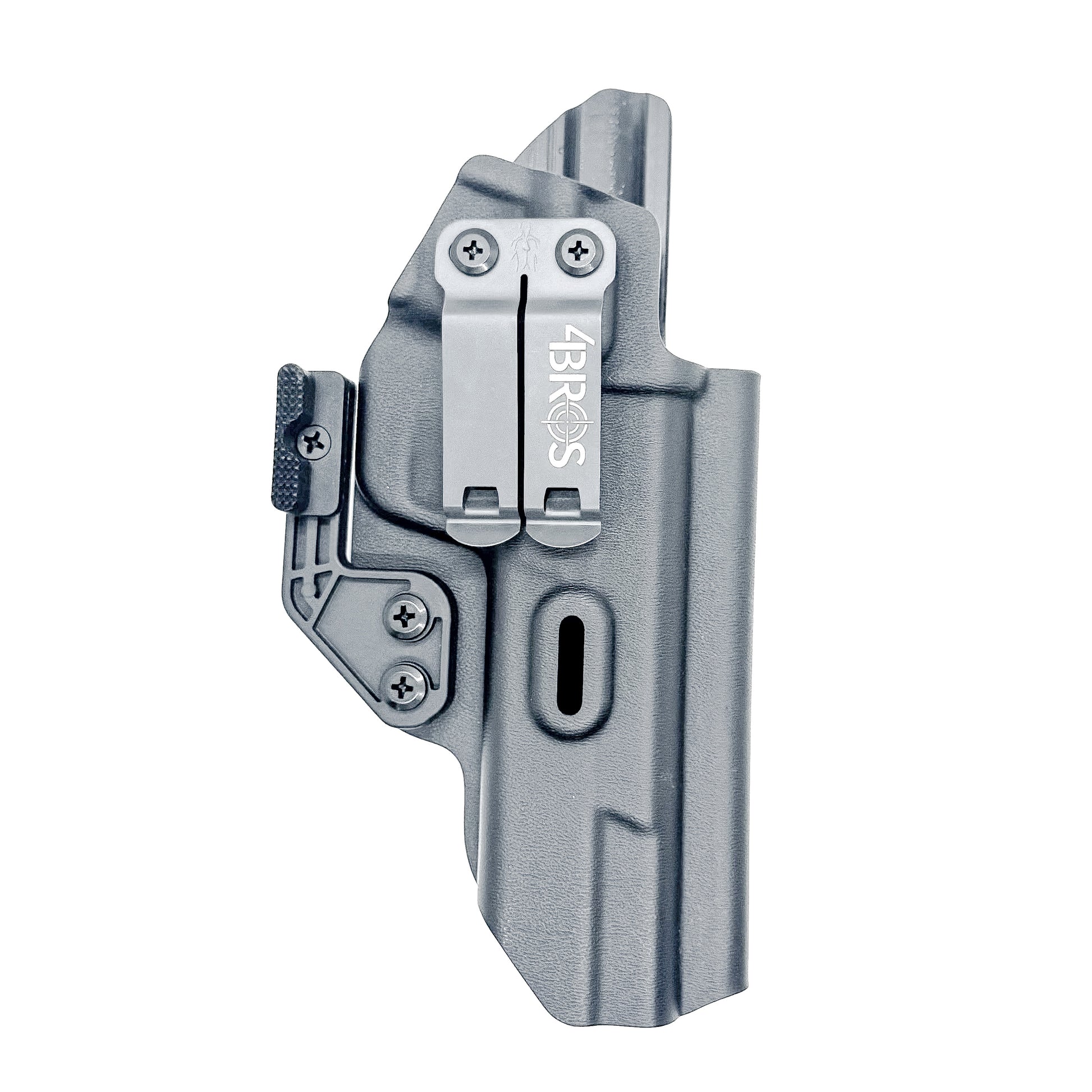 Black Smith & Wesson M&P 5.6 10MM M2.0 Inside Waistband Holster with Monoblock and Modwing