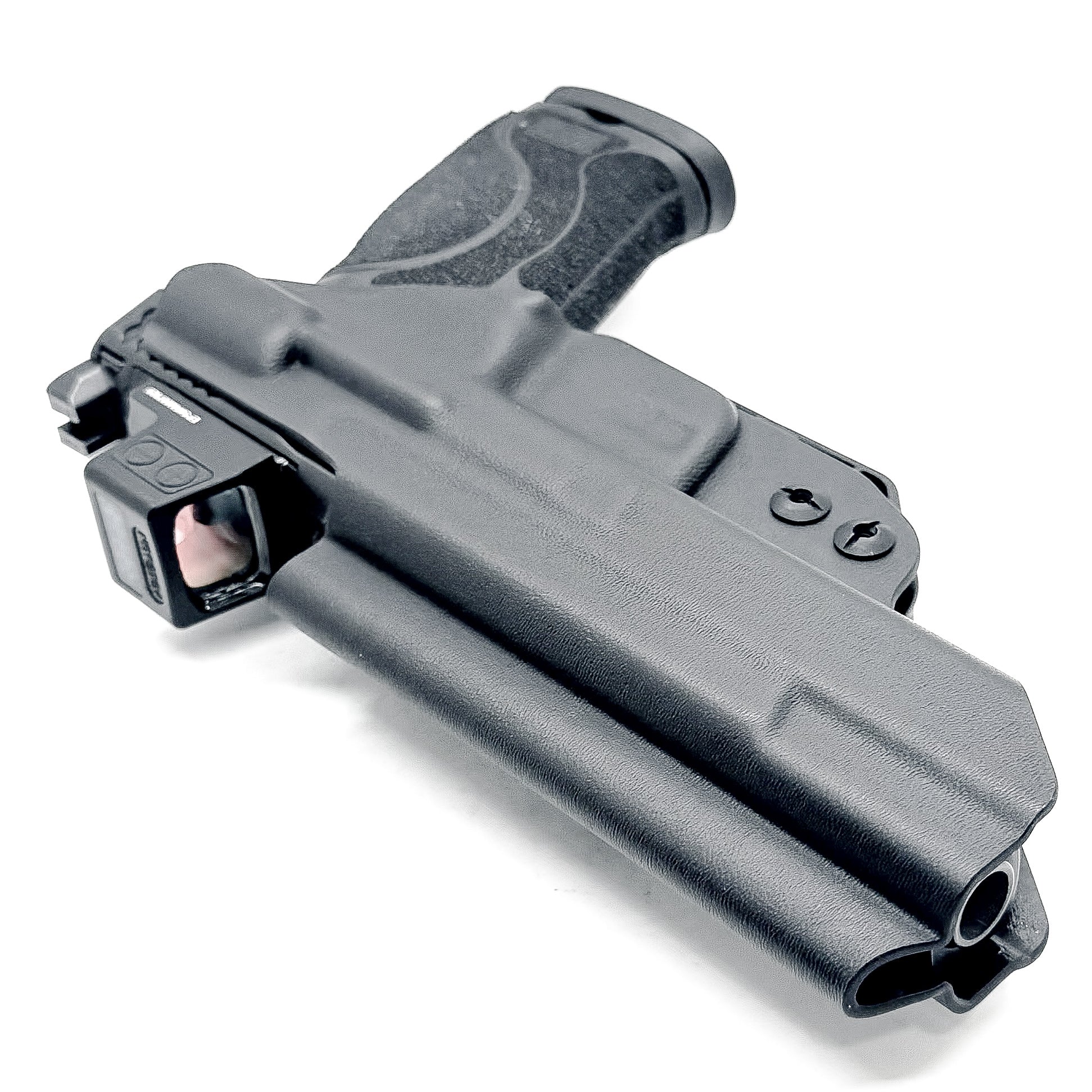 Black Smith & Wesson M&P 5.6 10MM M2.0 Inside Waistband Holster with Monoblock and Modwing