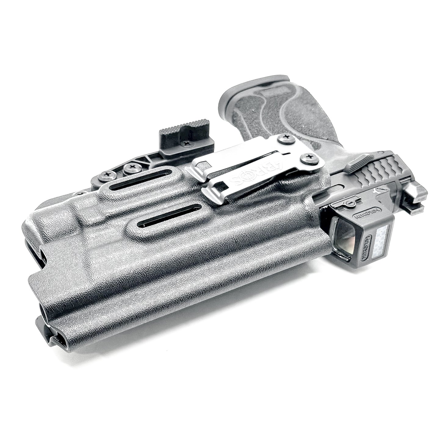 For the best Inside Waistband IWB Holster for the Smith & Wesson 5.6 10MM Performance Center pistol & Streamlight TLR-1 HL-X shop Four Brothers 4BROS Holsters.