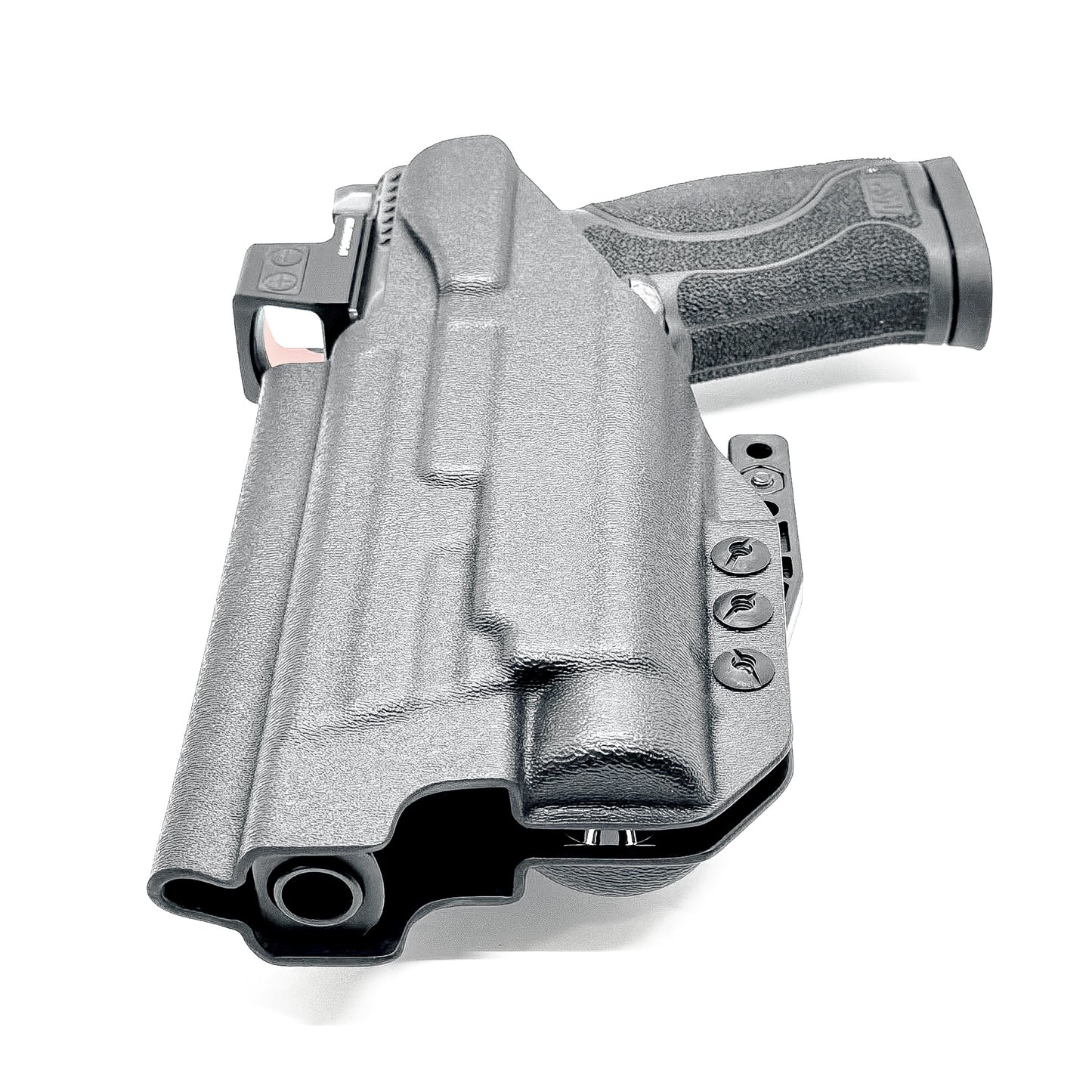 For the best Inside Waistband IWB Holster for the Smith & Wesson 5.6 10MM Performance Center pistol & Streamlight TLR-1 HL-X shop Four Brothers 4BROS Holsters.