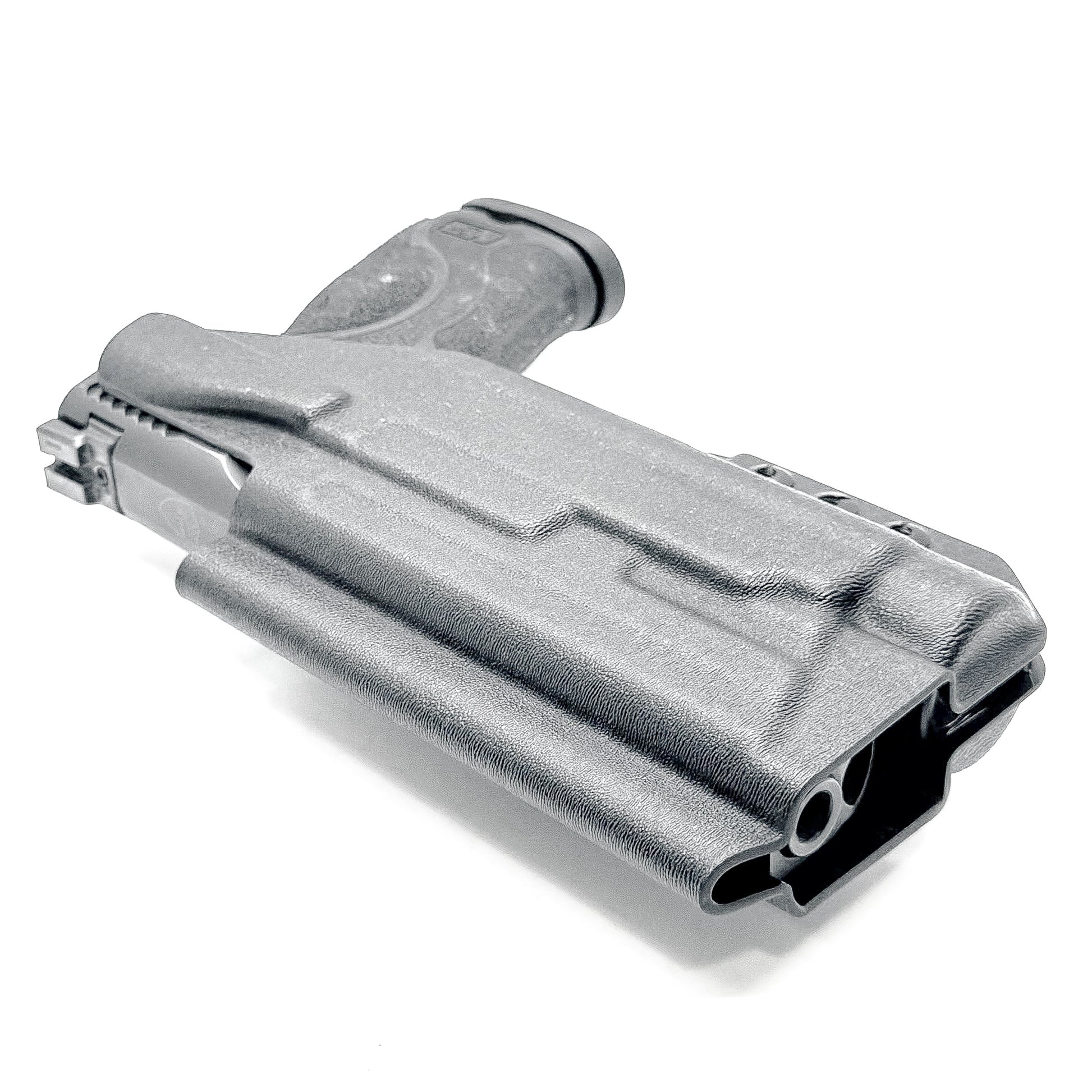 For the best Inside Waistband IWB for the Smith & Wesson M2.0 5" 9MM pistol with the  Streamlight TLR-1 HL-X Kydex Holster, shop Four Brothers 4BROS Holsters.