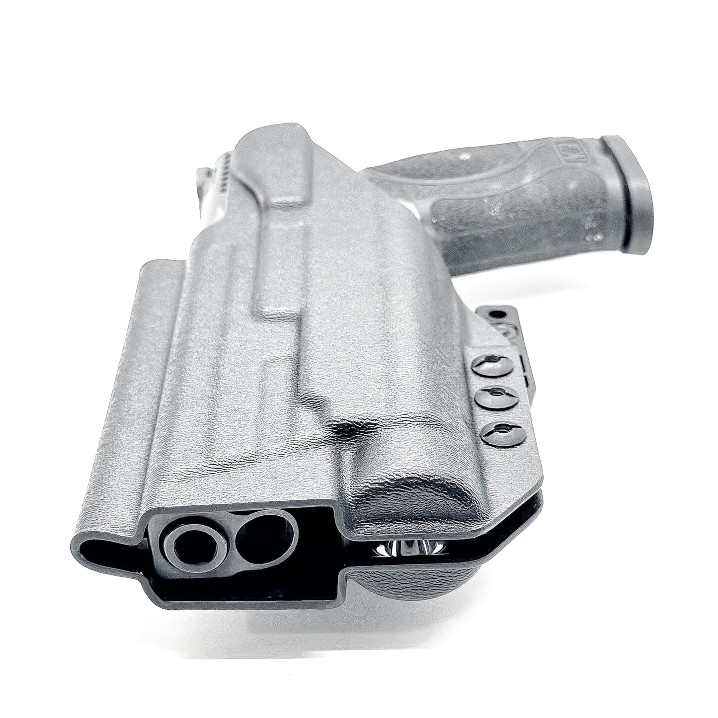 For the best Inside Waistband IWB for the Smith & Wesson M2.0 5" 9MM pistol with the  Streamlight TLR-1 HL-X Kydex Holster, shop Four Brothers 4BROS Holsters.
