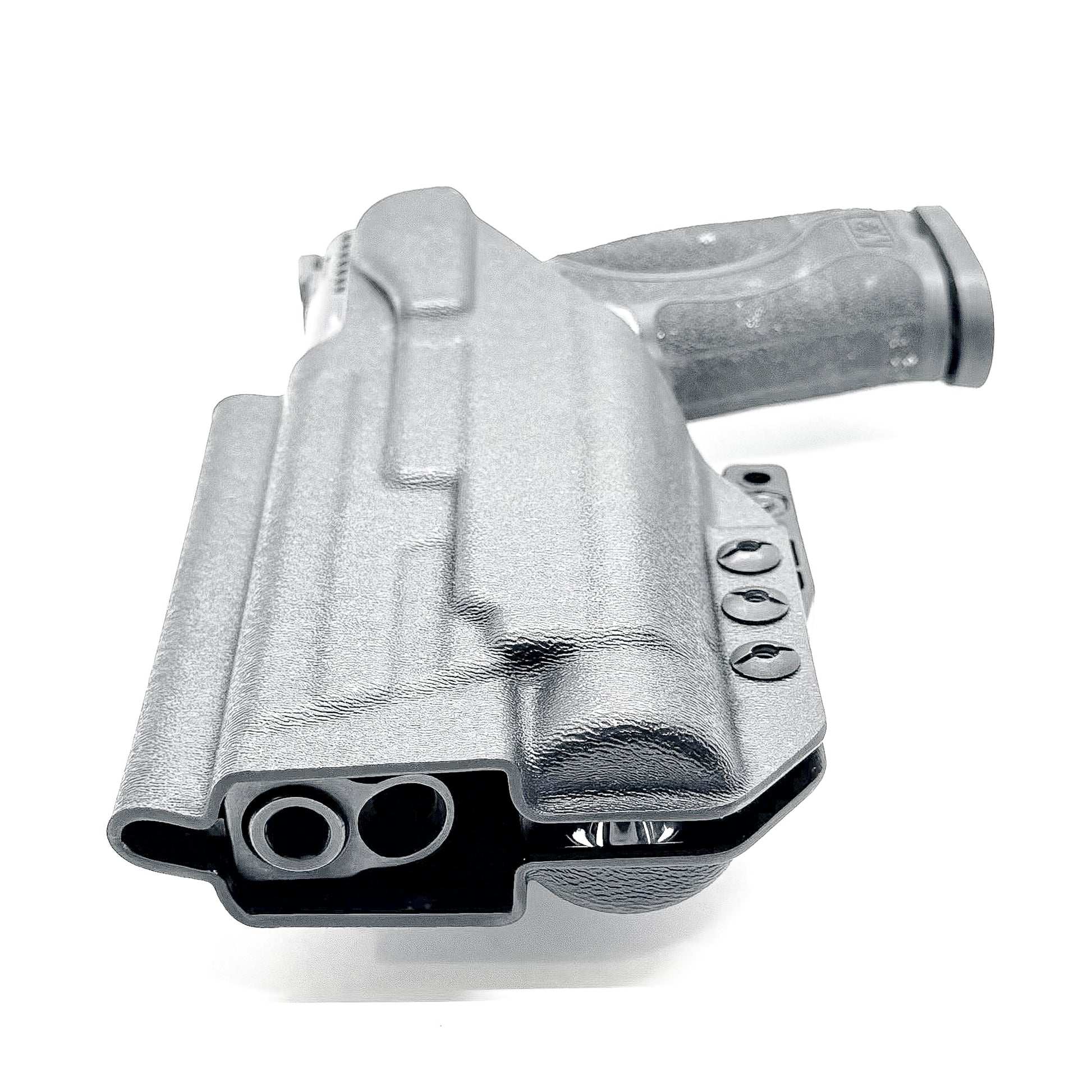 For the best Inside Waistband IWB for the Smith & Wesson M2.0 5" 9MM pistol with the  Streamlight TLR-1 HL-X Kydex Holster, shop Four Brothers 4BROS Holsters.