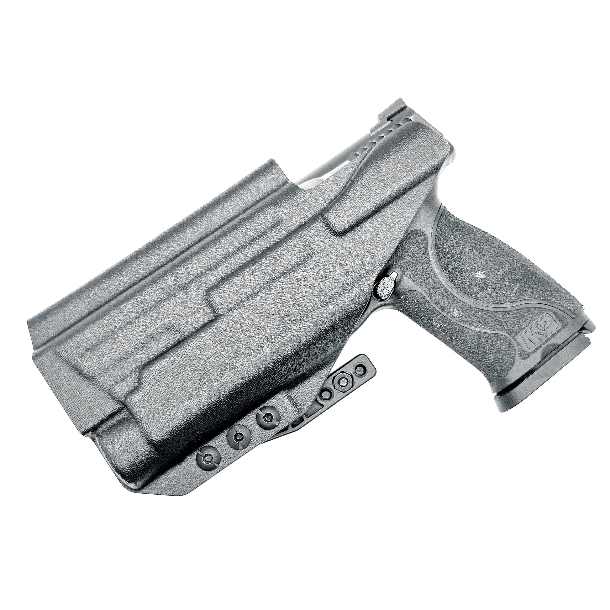 For the best Inside Waistband IWB for the Smith & Wesson M2.0 5" 9MM pistol with the  Streamlight TLR-1 HL-X Kydex Holster, shop Four Brothers 4BROS Holsters.