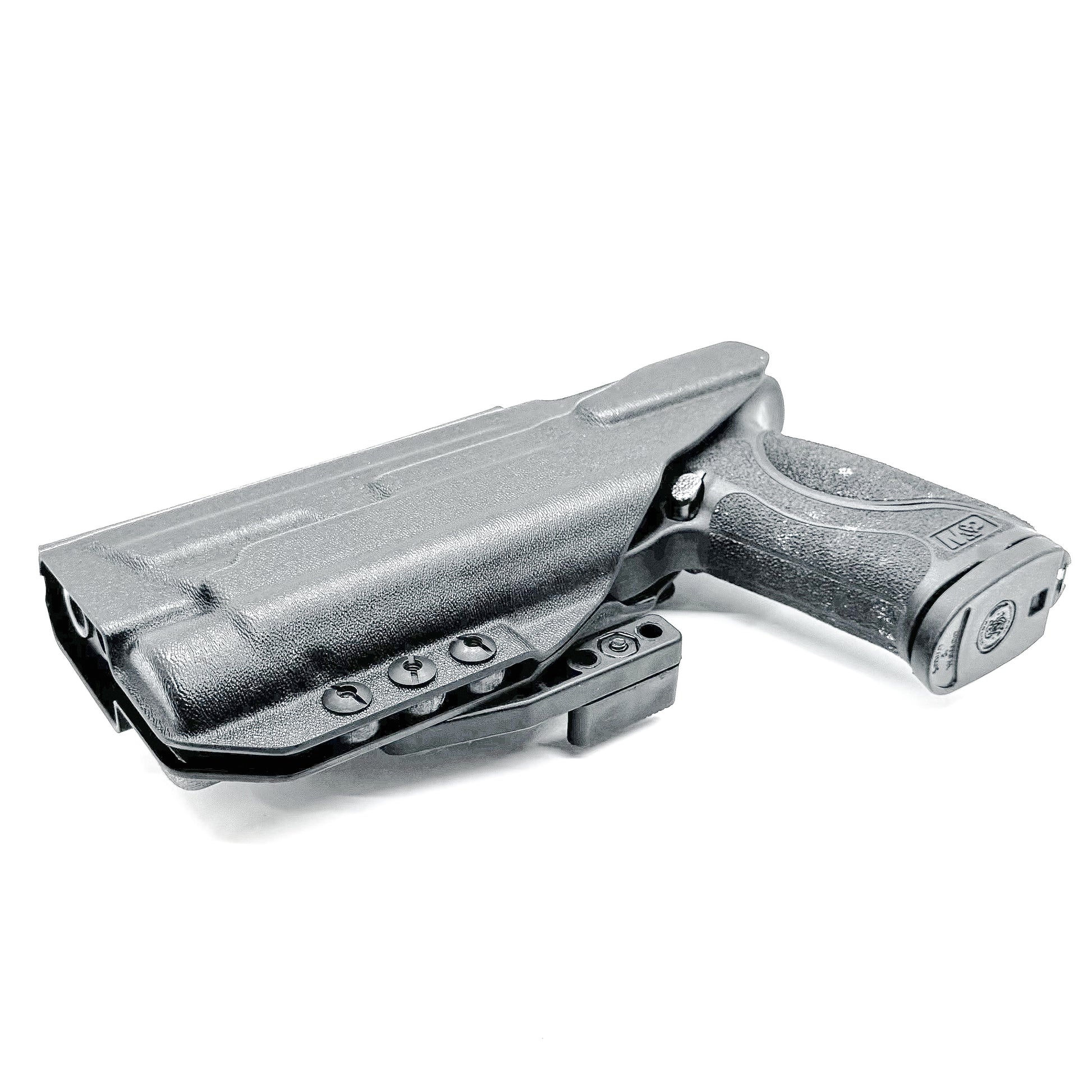 For the best Inside Waistband IWB for the Smith & Wesson M2.0 5" 9MM pistol with the  Streamlight TLR-1 HL-X Kydex Holster, shop Four Brothers 4BROS Holsters.